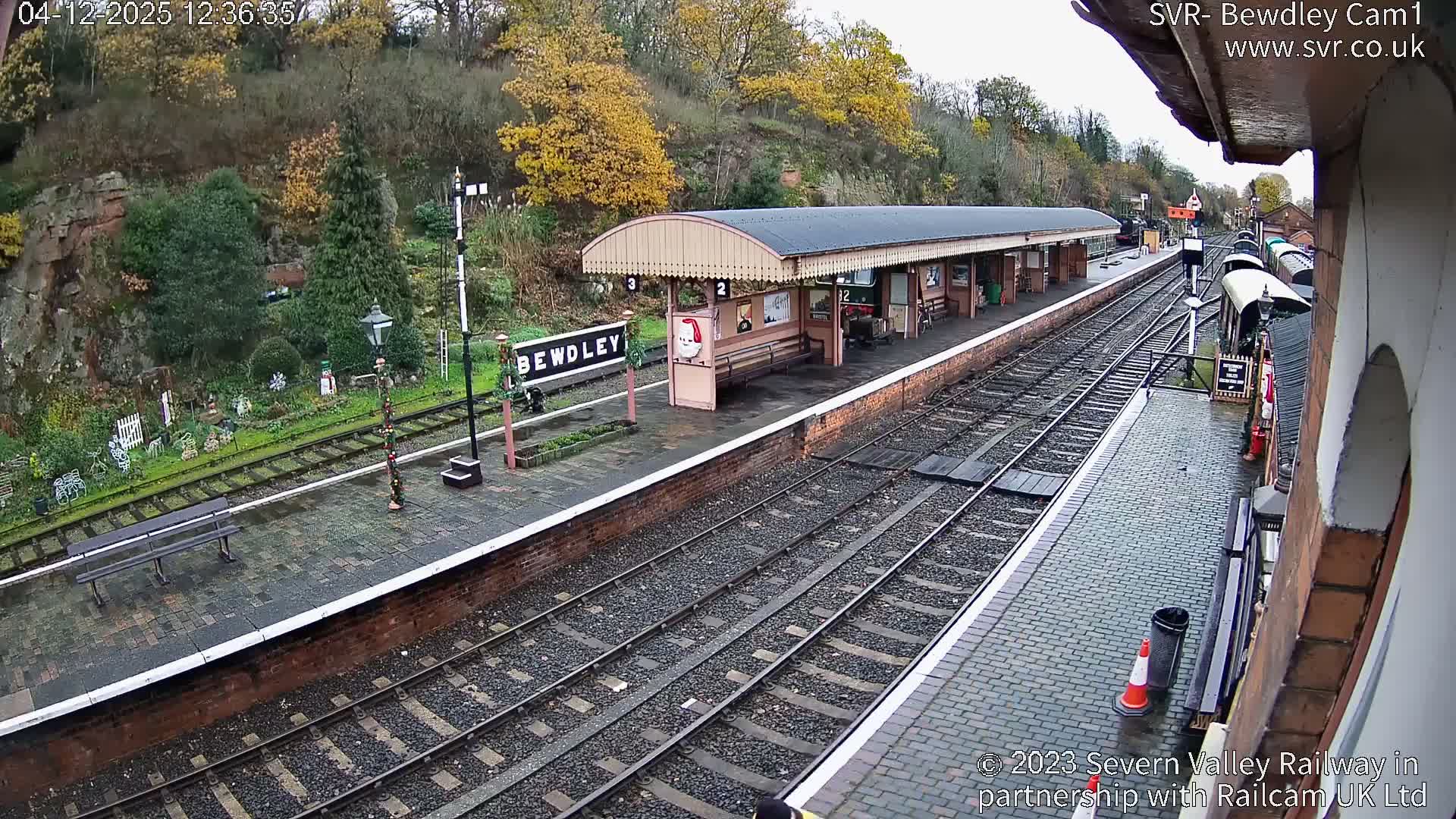 Bewdley Station İnside on the Severn Valley Railway Live Cam - Bewdley, Wyre Forest, Worcestershire, West Midlands, England, United Kingdomth on the Severn Valley Railway 2025-02-27 22:40