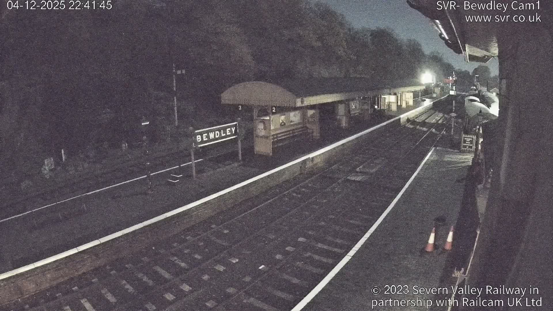 Bewdley Station İnside on the Severn Valley Railway Live Cam - Bewdley, Wyre Forest, Worcestershire, West Midlands, England, United Kingdomth on the Severn Valley Railway 2025-02-27 22:40