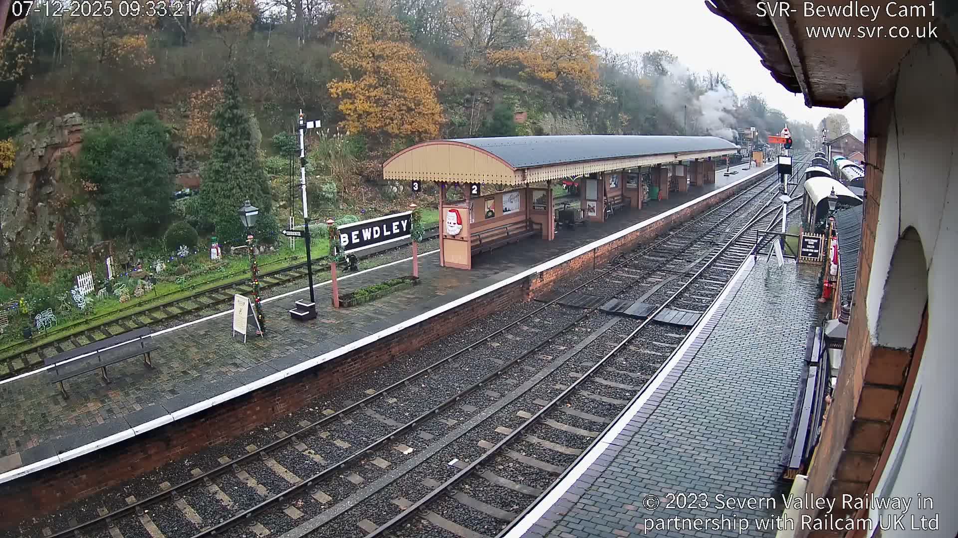 Bewdley Station İnside on the Severn Valley Railway Live Cam - Bewdley, Wyre Forest, Worcestershire, West Midlands, England, United Kingdomth on the Severn Valley Railway 2025-02-27 22:40