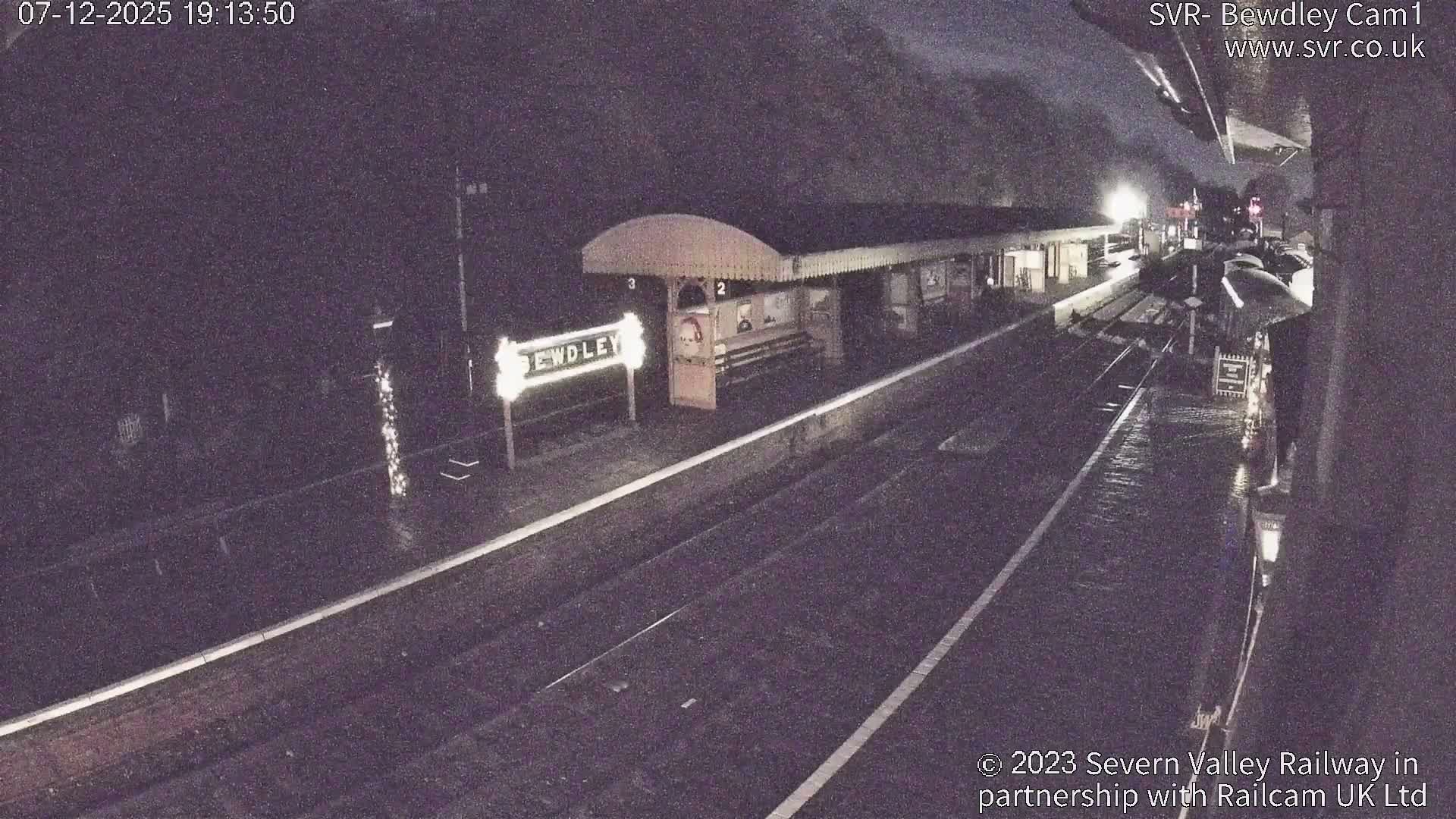 Bewdley Station İnside on the Severn Valley Railway Live Cam - Bewdley, Wyre Forest, Worcestershire, West Midlands, England, United Kingdomth on the Severn Valley Railway 2025-02-27 22:40