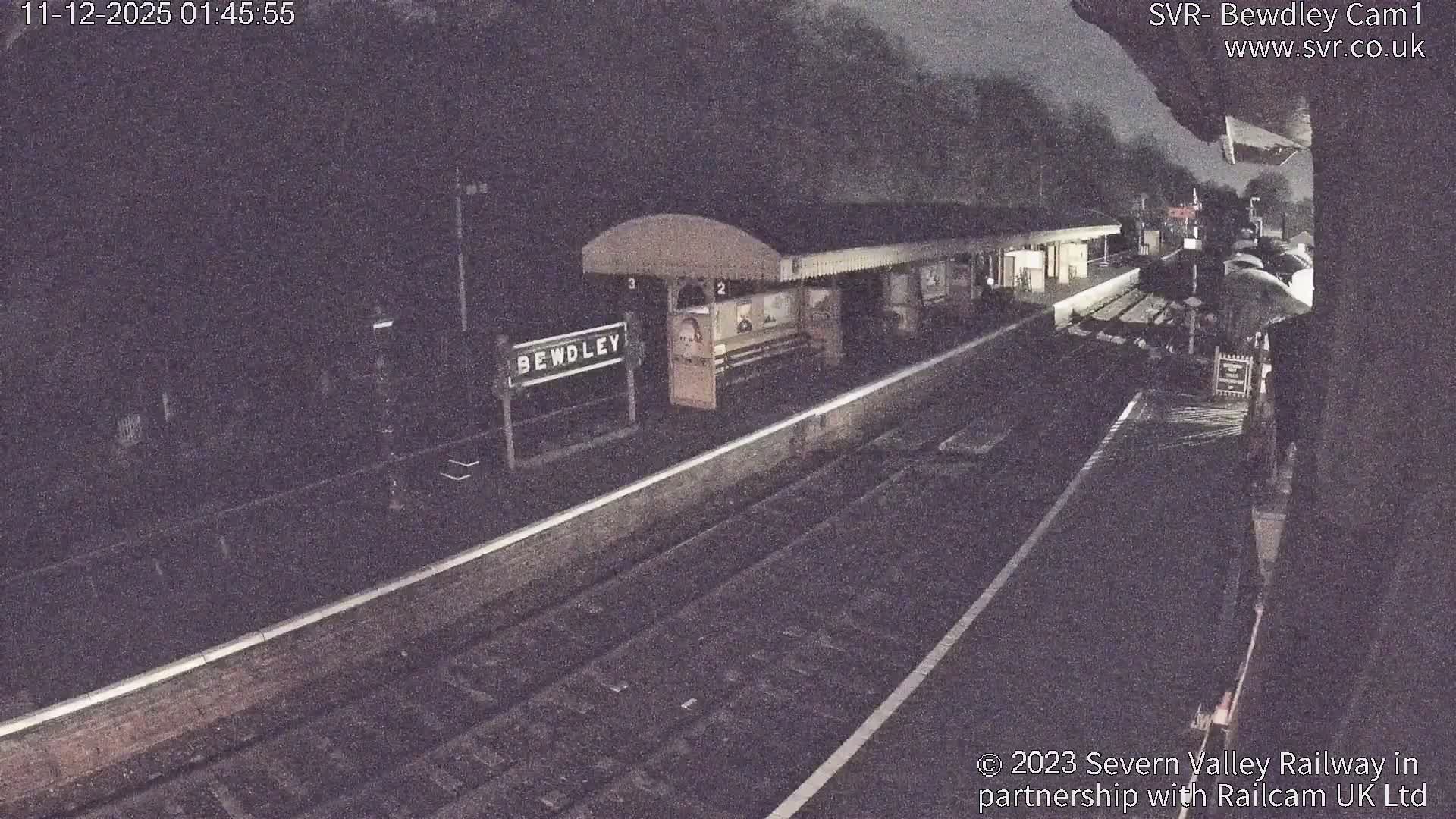 Bewdley Station İnside on the Severn Valley Railway Live Cam - Bewdley, Wyre Forest, Worcestershire, West Midlands, England, United Kingdomth on the Severn Valley Railway 2025-02-27 22:40