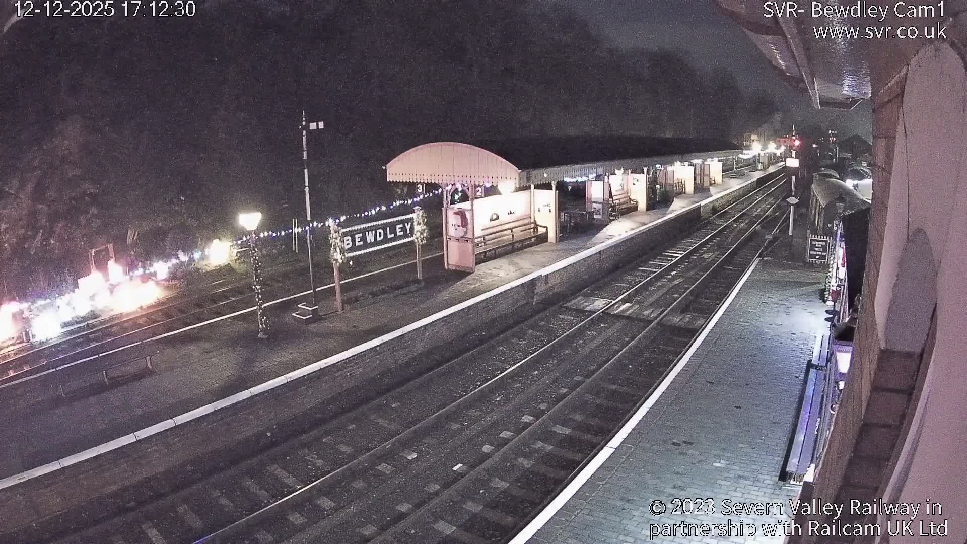 Bewdley Station İnside on the Severn Valley Railway Live Cam - Bewdley, Wyre Forest, Worcestershire, West Midlands, England, United Kingdomth on the Severn Valley Railway 2025-02-27 22:40