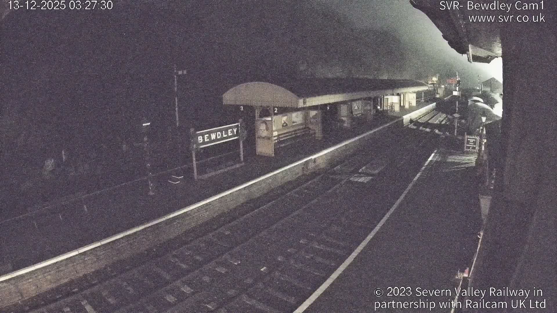Bewdley Station İnside on the Severn Valley Railway Live Cam - Bewdley, Wyre Forest, Worcestershire, West Midlands, England, United Kingdomth on the Severn Valley Railway 2025-02-27 22:40