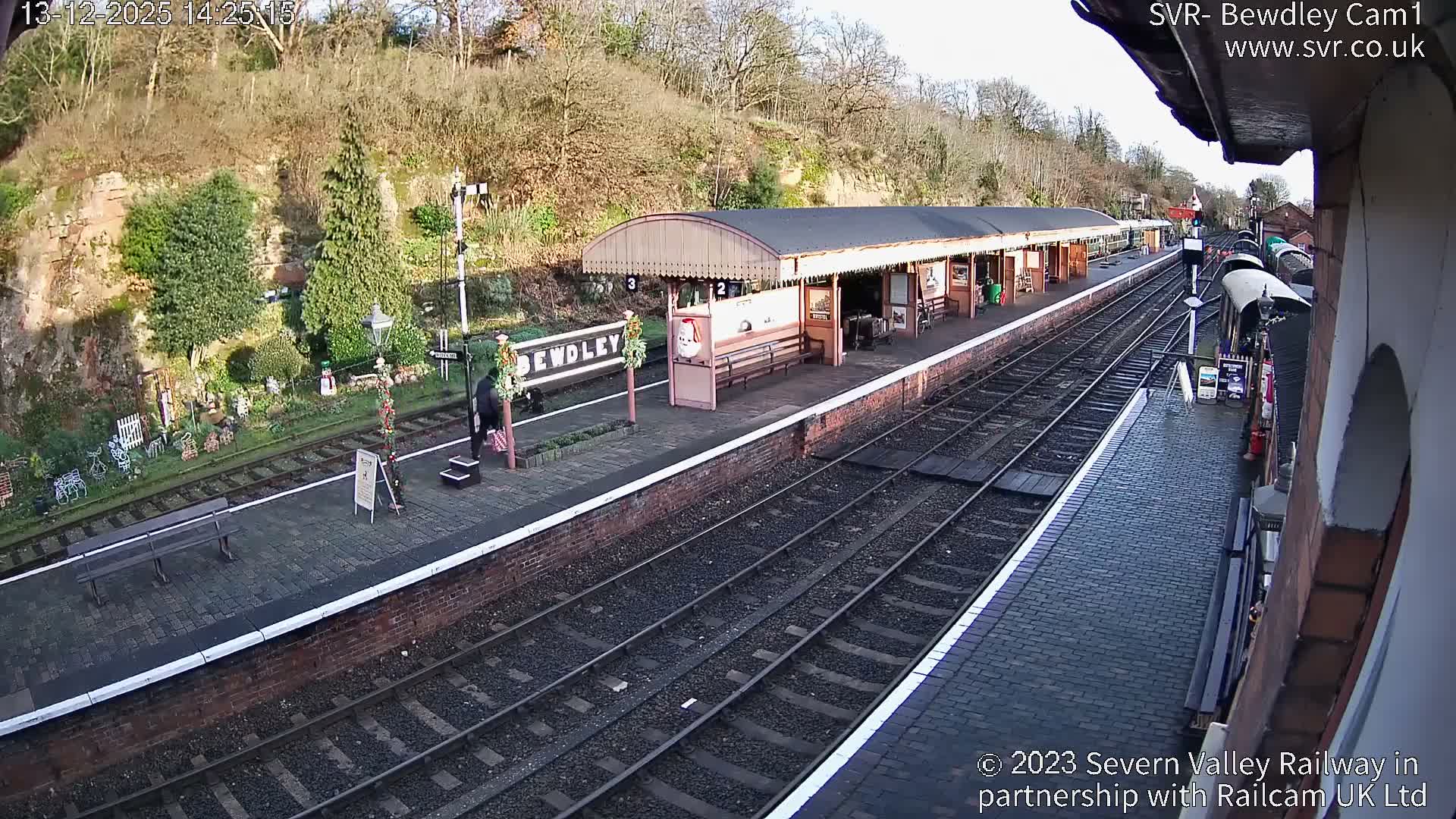 Bewdley Station İnside on the Severn Valley Railway Live Cam - Bewdley, Wyre Forest, Worcestershire, West Midlands, England, United Kingdomth on the Severn Valley Railway 2025-02-27 22:40