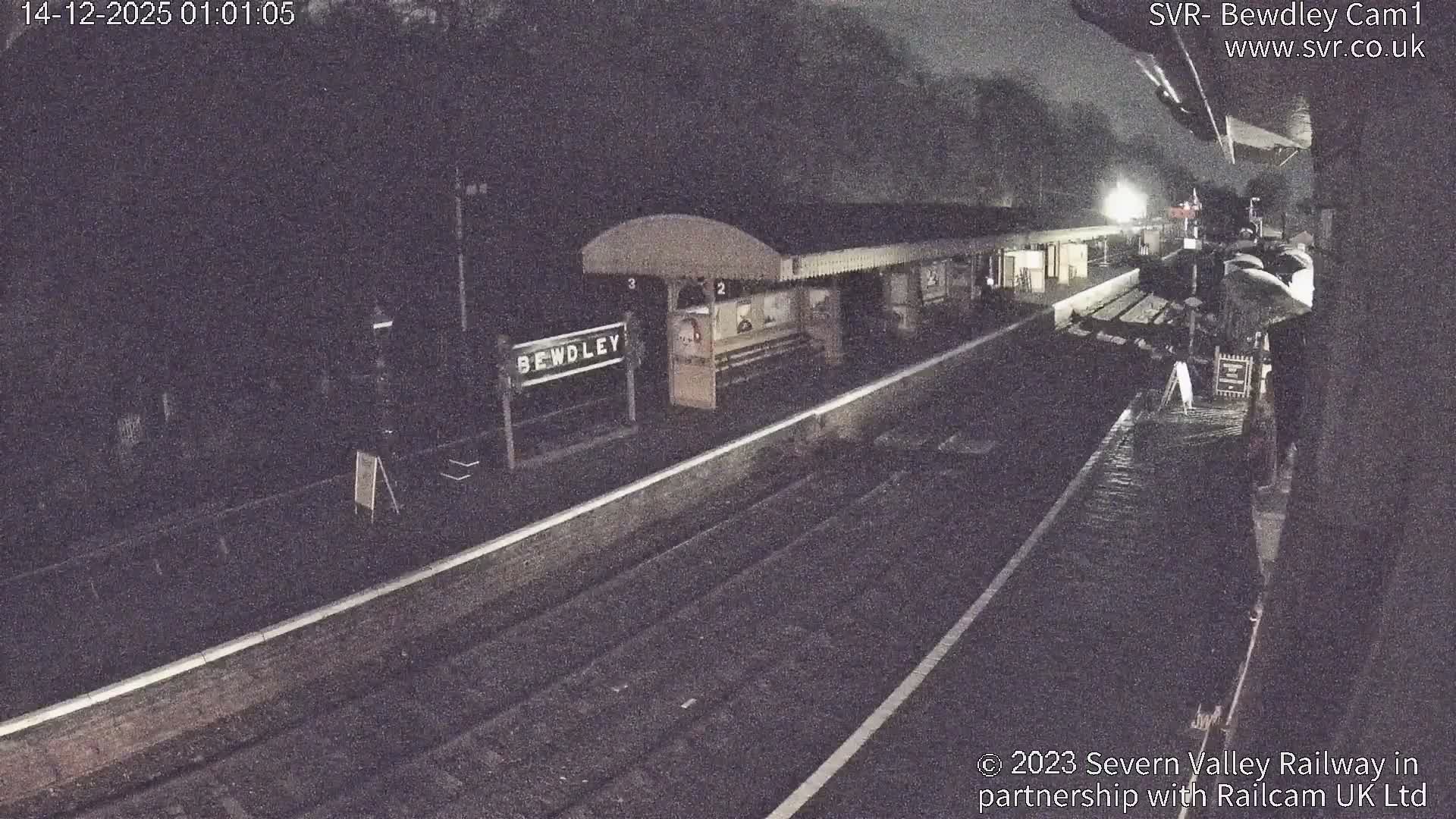 Bewdley Station İnside on the Severn Valley Railway Live Cam - Bewdley, Wyre Forest, Worcestershire, West Midlands, England, United Kingdomth on the Severn Valley Railway 2025-02-27 22:40