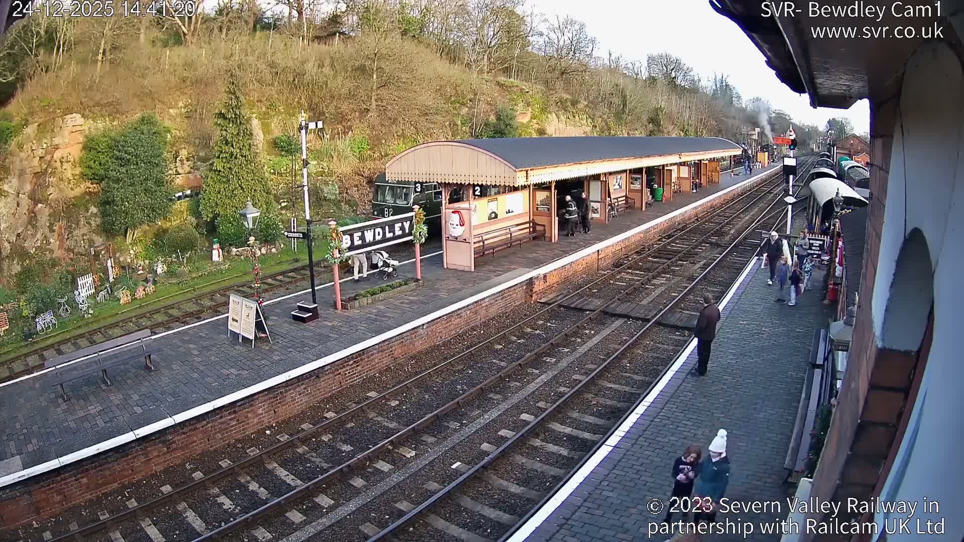 Bewdley Station İnside on the Severn Valley Railway Live Cam - Bewdley, Wyre Forest, Worcestershire, West Midlands, England, United Kingdomth on the Severn Valley Railway 2025-02-27 22:40