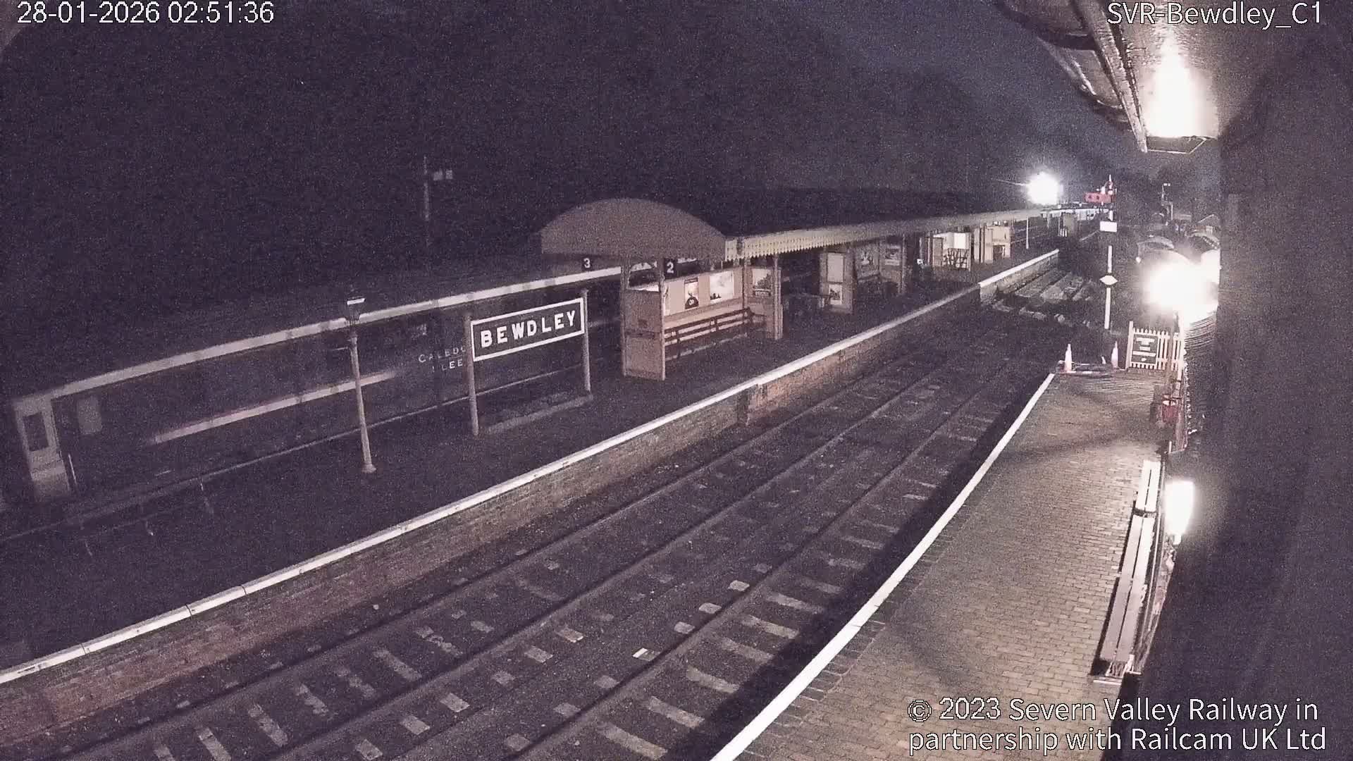 Bewdley Station İnside on the Severn Valley Railway Live Cam - Bewdley, Wyre Forest, Worcestershire, West Midlands, England, United Kingdomth on the Severn Valley Railway 2025-02-27 22:40