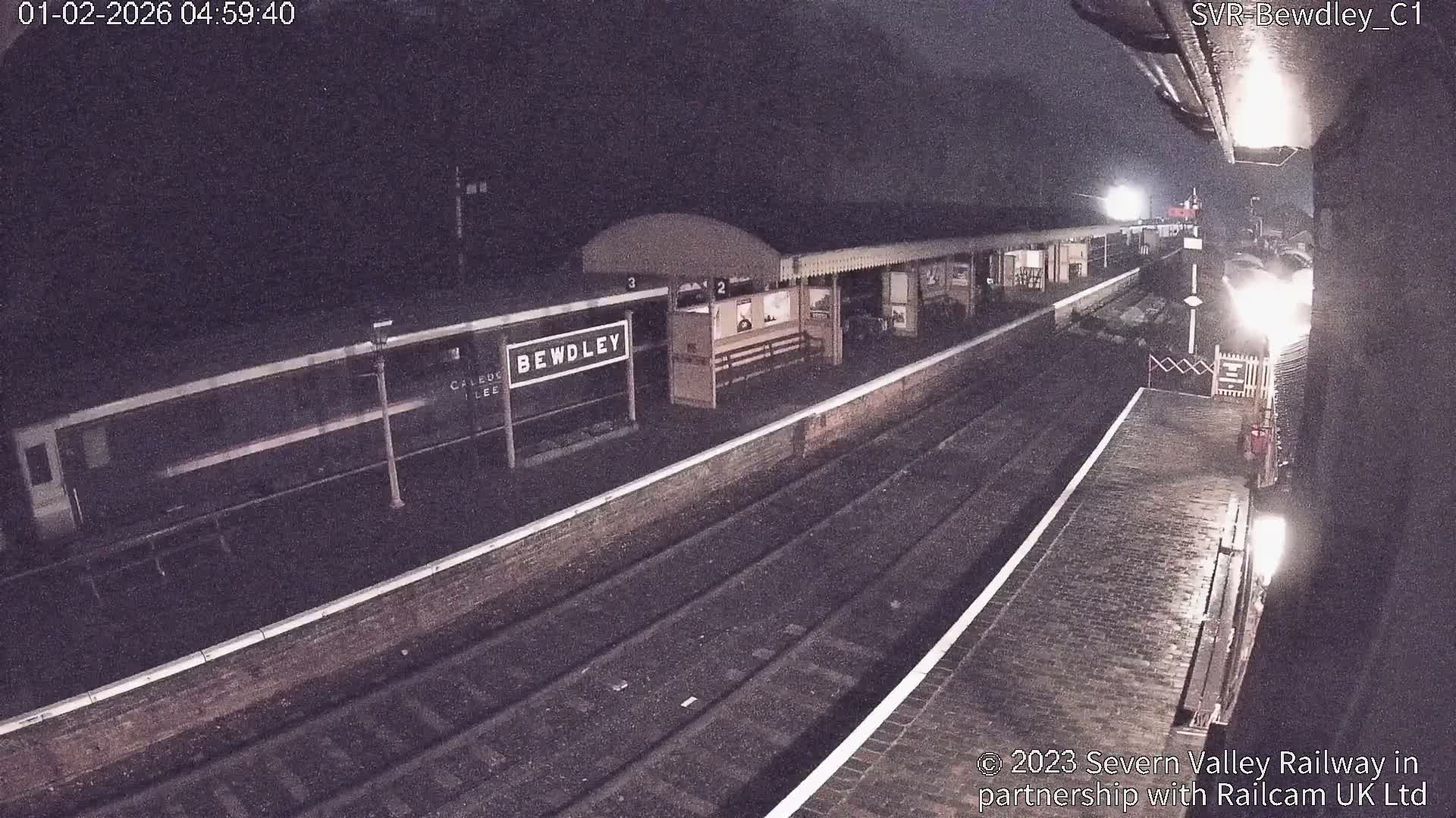 Bewdley Station İnside on the Severn Valley Railway Live Cam - Bewdley, Wyre Forest, Worcestershire, West Midlands, England, United Kingdomth on the Severn Valley Railway 2025-02-27 22:40