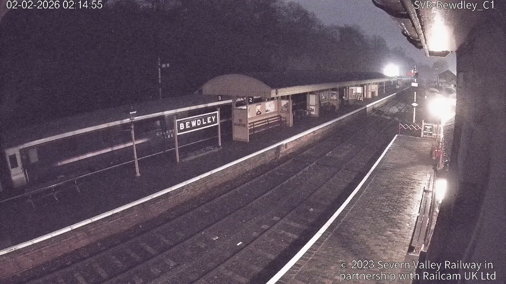 Bewdley Station İnside on the Severn Valley Railway Live Cam - Bewdley, Wyre Forest, Worcestershire, West Midlands, England, United Kingdomth on the Severn Valley Railway 2025-02-27 22:40