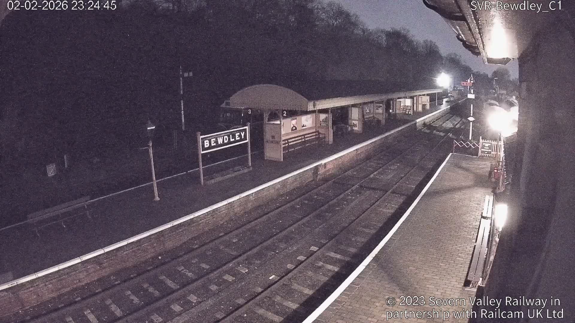 Bewdley Station İnside on the Severn Valley Railway Live Cam - Bewdley, Wyre Forest, Worcestershire, West Midlands, England, United Kingdomth on the Severn Valley Railway 2025-02-27 22:40
