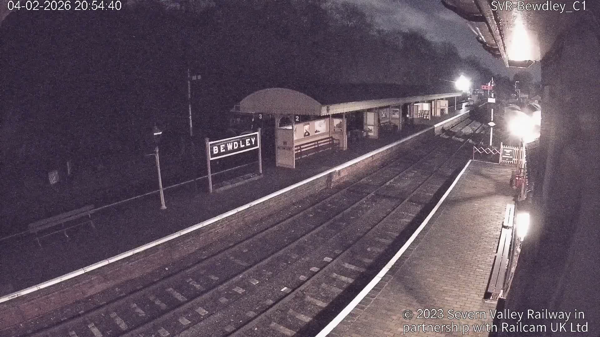 Bewdley Station İnside on the Severn Valley Railway Live Cam - Bewdley, Wyre Forest, Worcestershire, West Midlands, England, United Kingdomth on the Severn Valley Railway 2025-02-27 22:40
