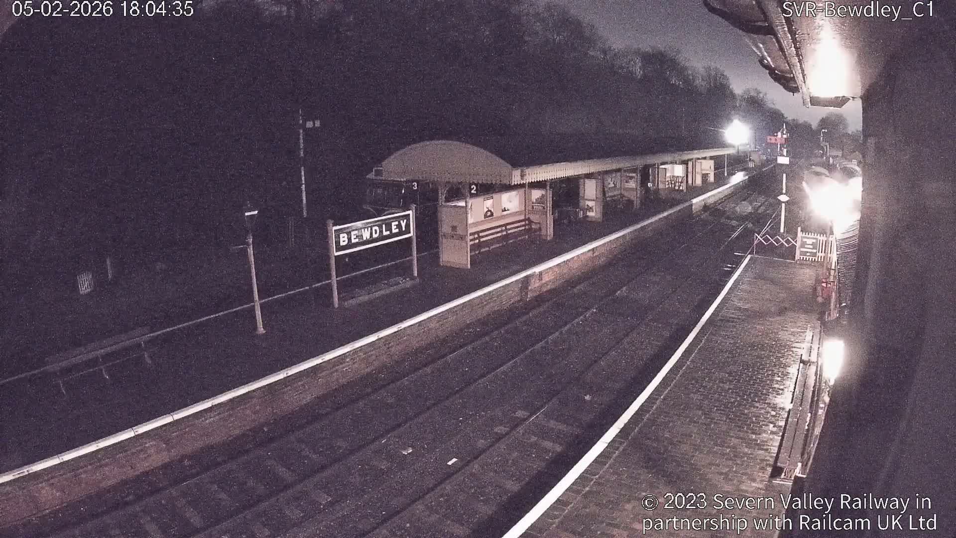 Bewdley Station İnside on the Severn Valley Railway Live Cam - Bewdley, Wyre Forest, Worcestershire, West Midlands, England, United Kingdomth on the Severn Valley Railway 2025-02-27 22:40