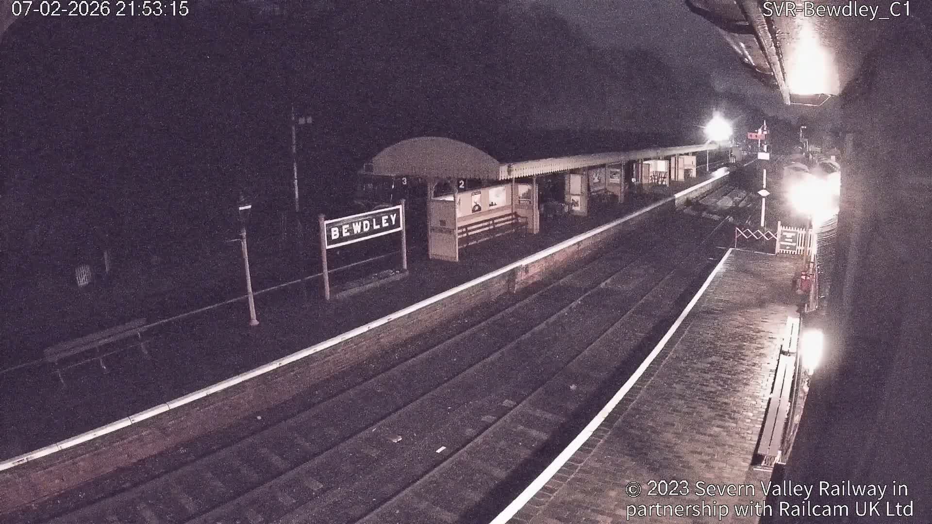 Bewdley Station İnside on the Severn Valley Railway Live Cam - Bewdley, Wyre Forest, Worcestershire, West Midlands, England, United Kingdomth on the Severn Valley Railway 2025-02-27 22:40