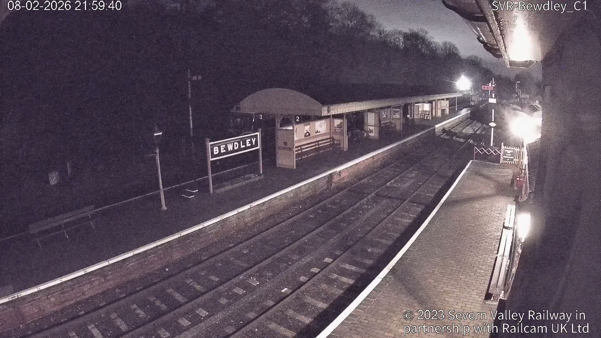Bewdley Station İnside on the Severn Valley Railway Live Cam - Bewdley, Wyre Forest, Worcestershire, West Midlands, England, United Kingdomth on the Severn Valley Railway 2025-02-27 22:40