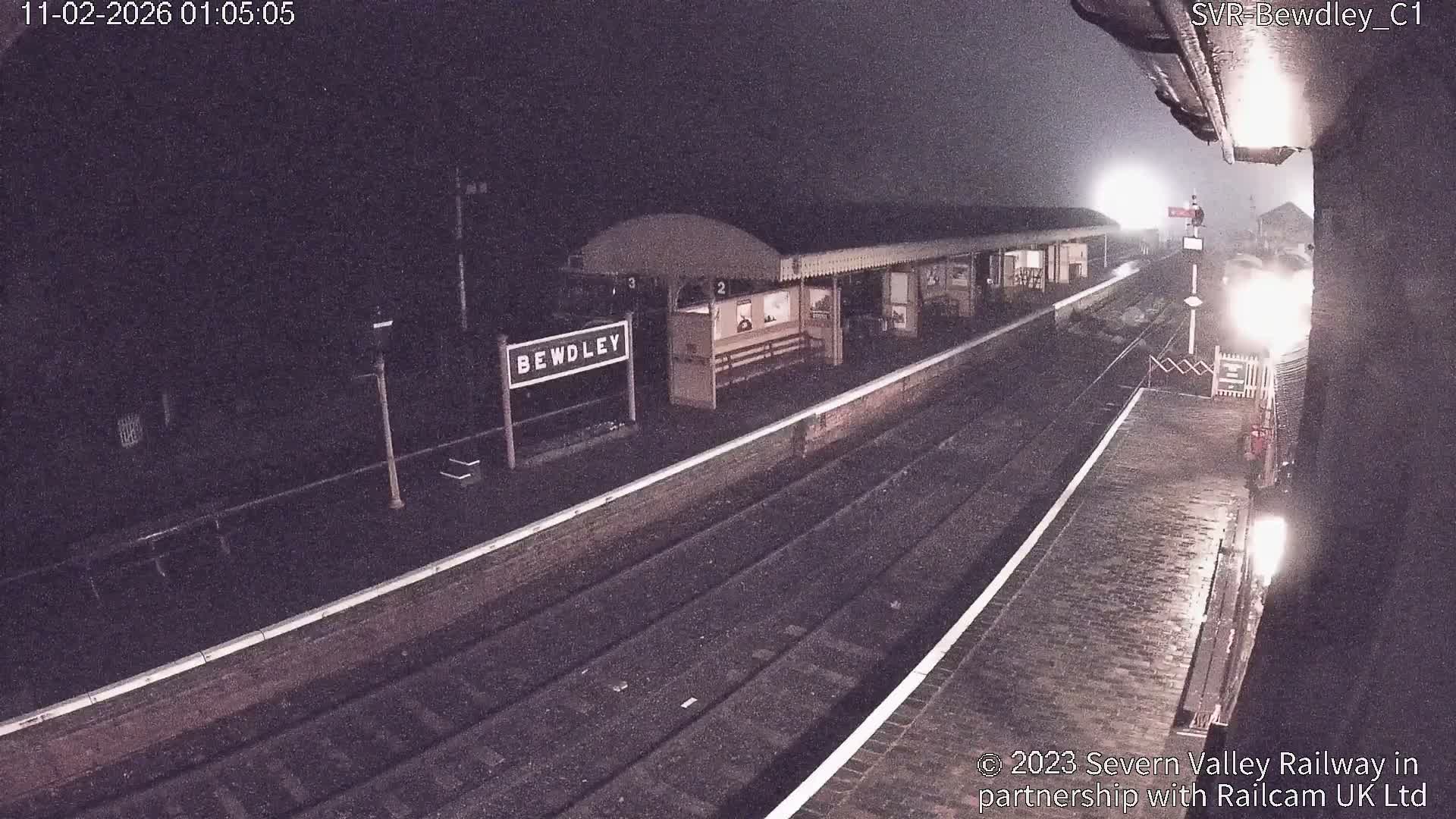 Bewdley Station İnside on the Severn Valley Railway Live Cam - Bewdley, Wyre Forest, Worcestershire, West Midlands, England, United Kingdomth on the Severn Valley Railway 2025-02-27 22:40