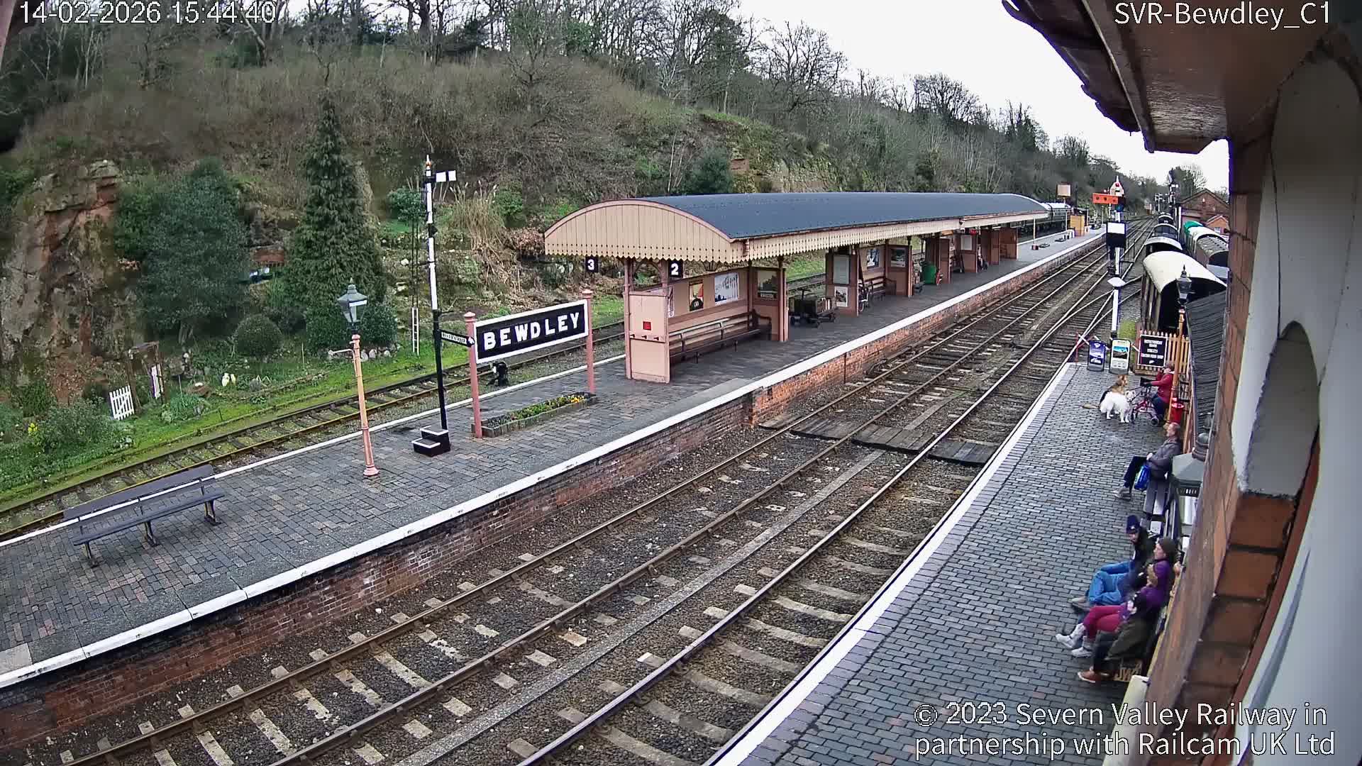Bewdley Station İnside on the Severn Valley Railway Live Cam - Bewdley, Wyre Forest, Worcestershire, West Midlands, England, United Kingdomth on the Severn Valley Railway 2025-02-27 22:40