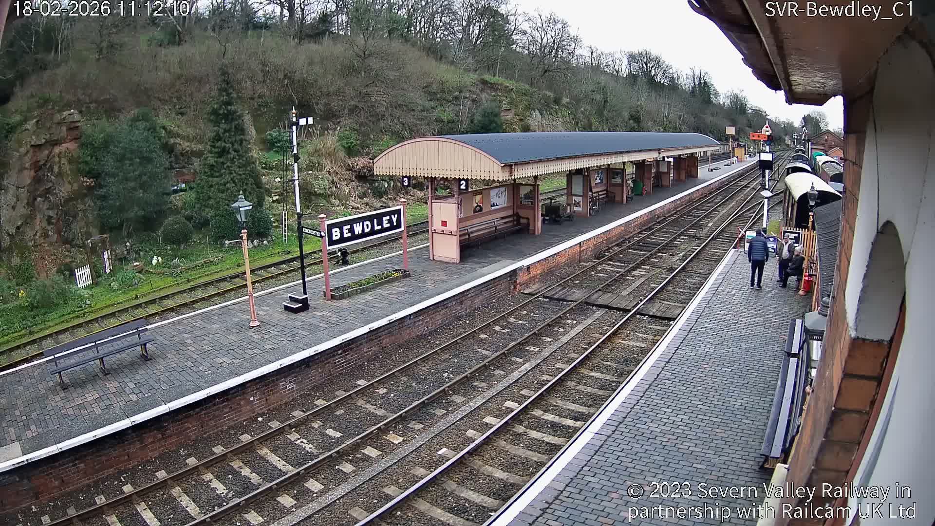 Bewdley Station İnside on the Severn Valley Railway Live Cam - Bewdley, Wyre Forest, Worcestershire, West Midlands, England, United Kingdomth on the Severn Valley Railway 2025-02-27 22:40