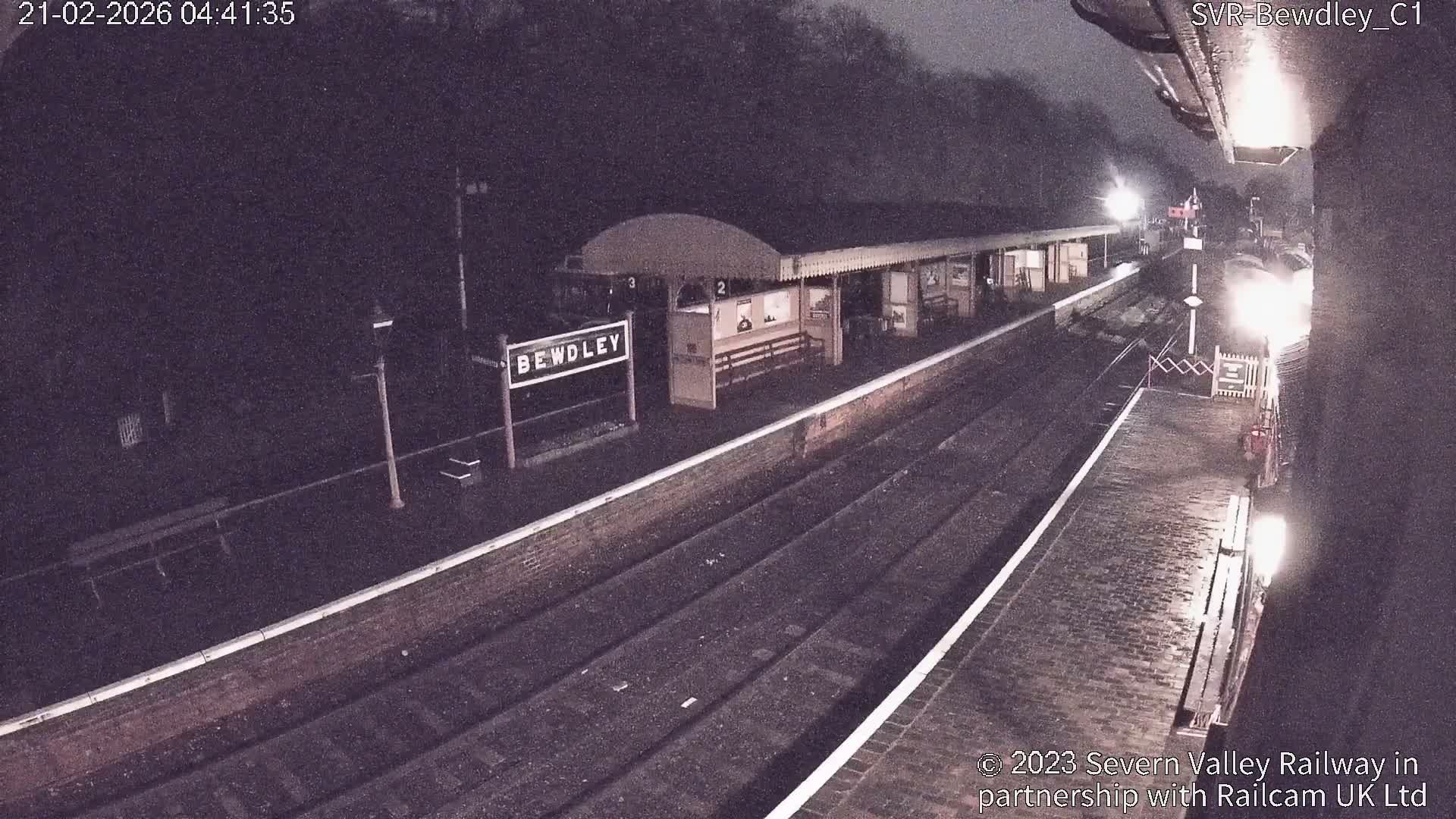 Bewdley Station İnside on the Severn Valley Railway Live Cam - Bewdley, Wyre Forest, Worcestershire, West Midlands, England, United Kingdomth on the Severn Valley Railway 2025-02-27 22:40