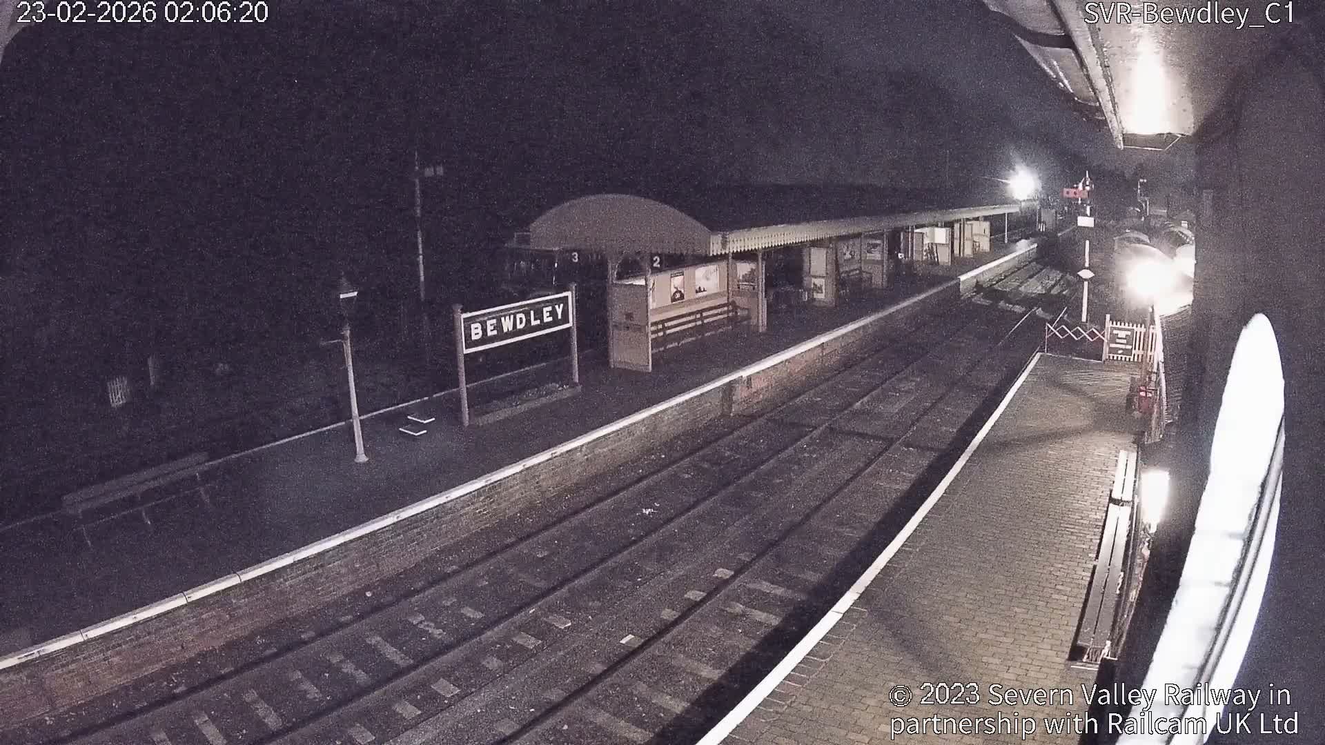 Bewdley Station İnside on the Severn Valley Railway Live Cam - Bewdley, Wyre Forest, Worcestershire, West Midlands, England, United Kingdomth on the Severn Valley Railway 2025-02-27 22:40