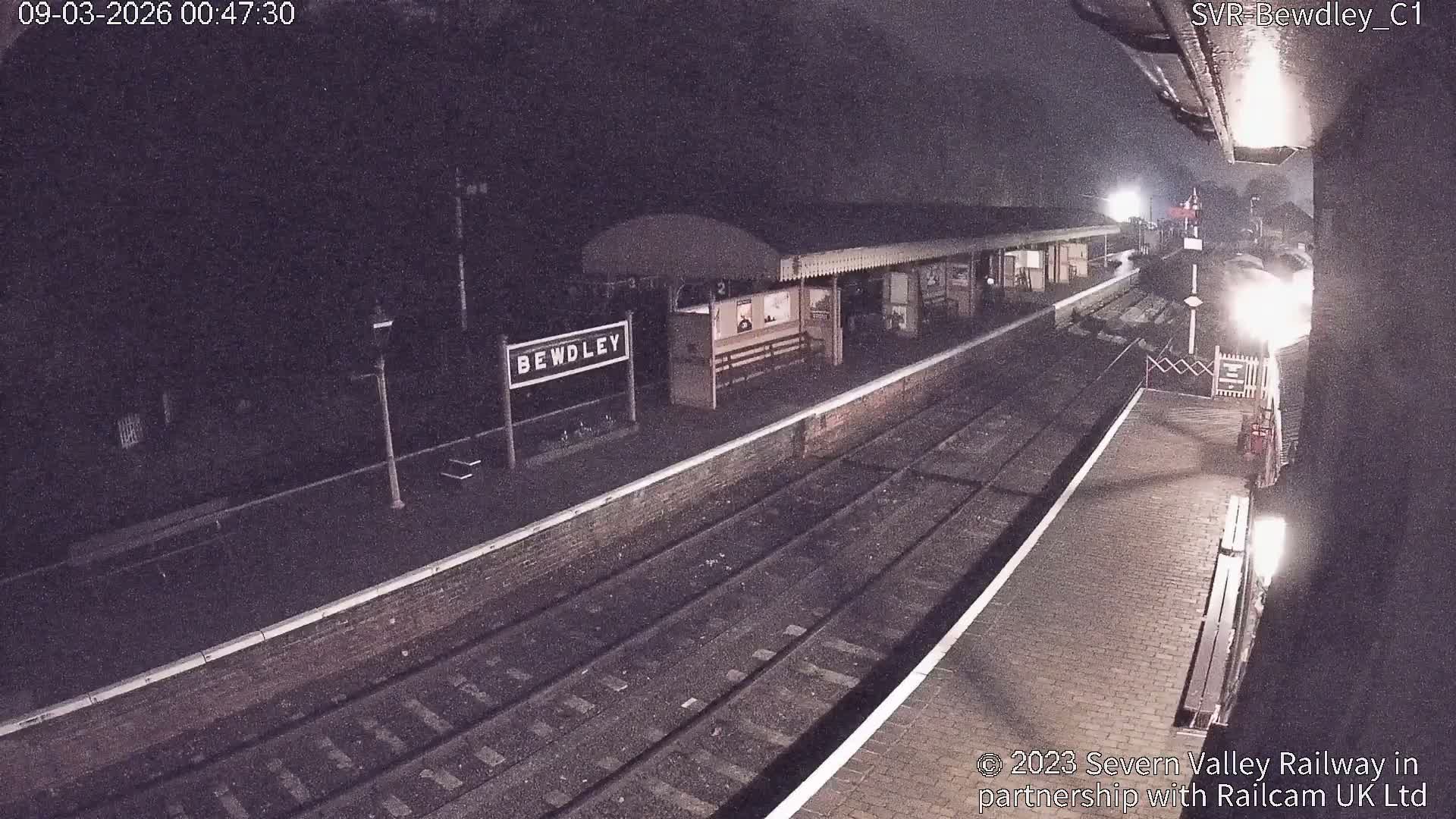 Bewdley Station İnside on the Severn Valley Railway Live Cam - Bewdley, Wyre Forest, Worcestershire, West Midlands, England, United Kingdomth on the Severn Valley Railway 2025-02-27 22:40