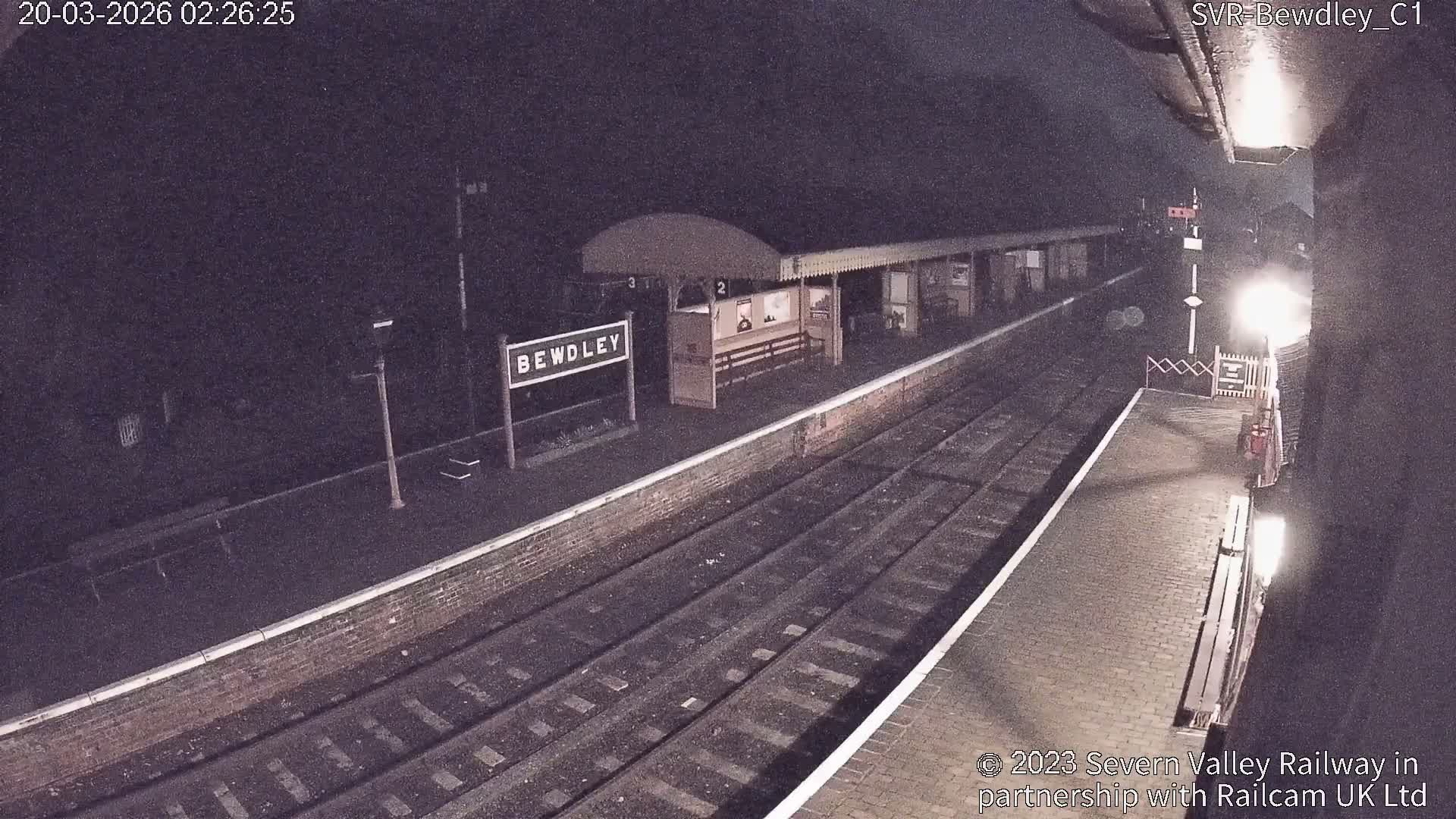 Bewdley Station İnside on the Severn Valley Railway Live Cam - Bewdley, Wyre Forest, Worcestershire, West Midlands, England, United Kingdomth on the Severn Valley Railway 2025-02-27 22:40
