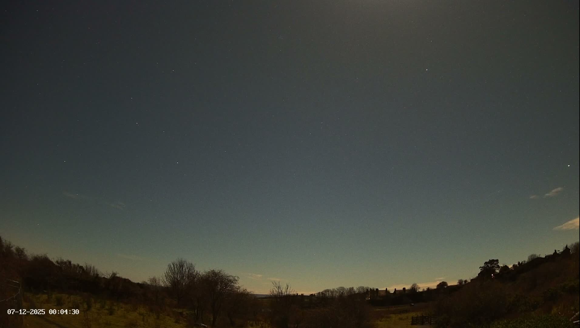 Northumberland National Park Stars & Meteor Live Cam - Otterburn, Northumberland, North East, England, United Kingdom
