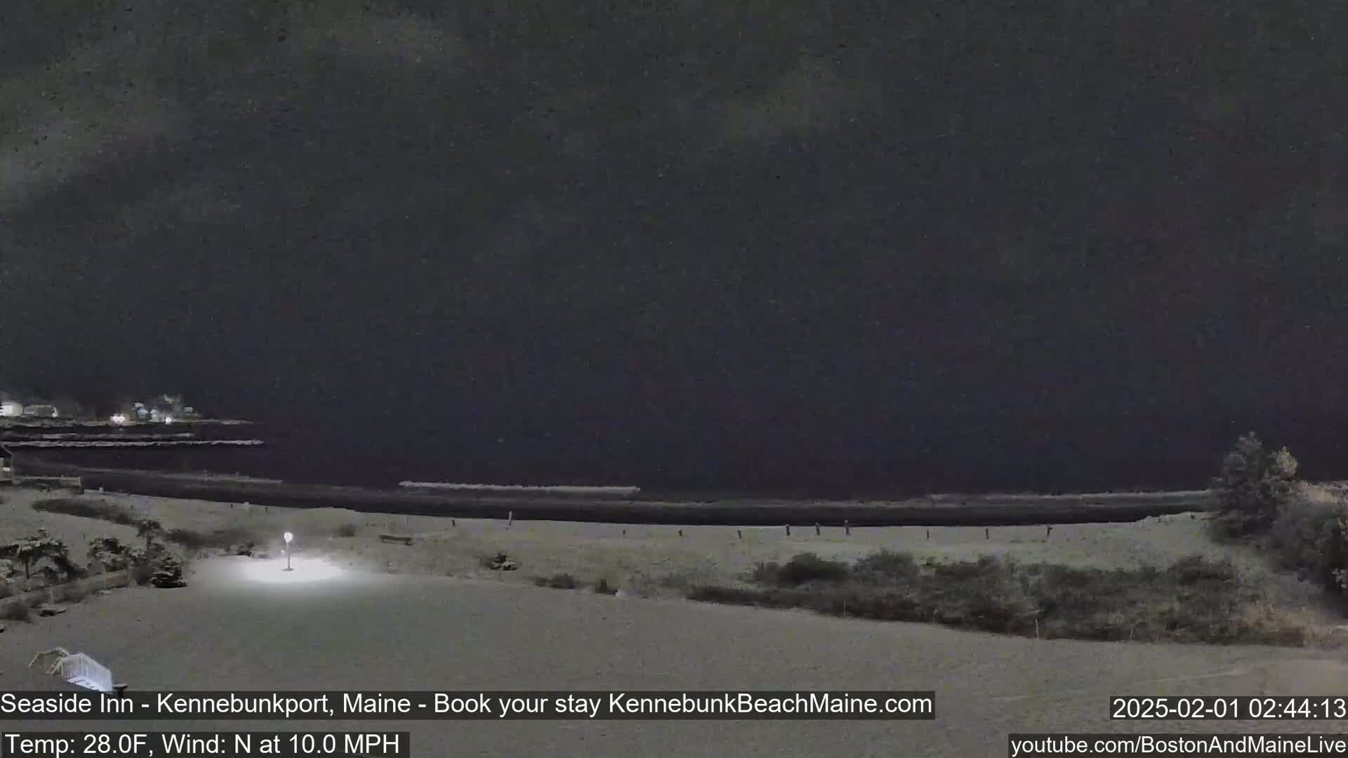 Seaside Inn Kennebunk Beach Live Cam- Kennebunk, Maine, USA