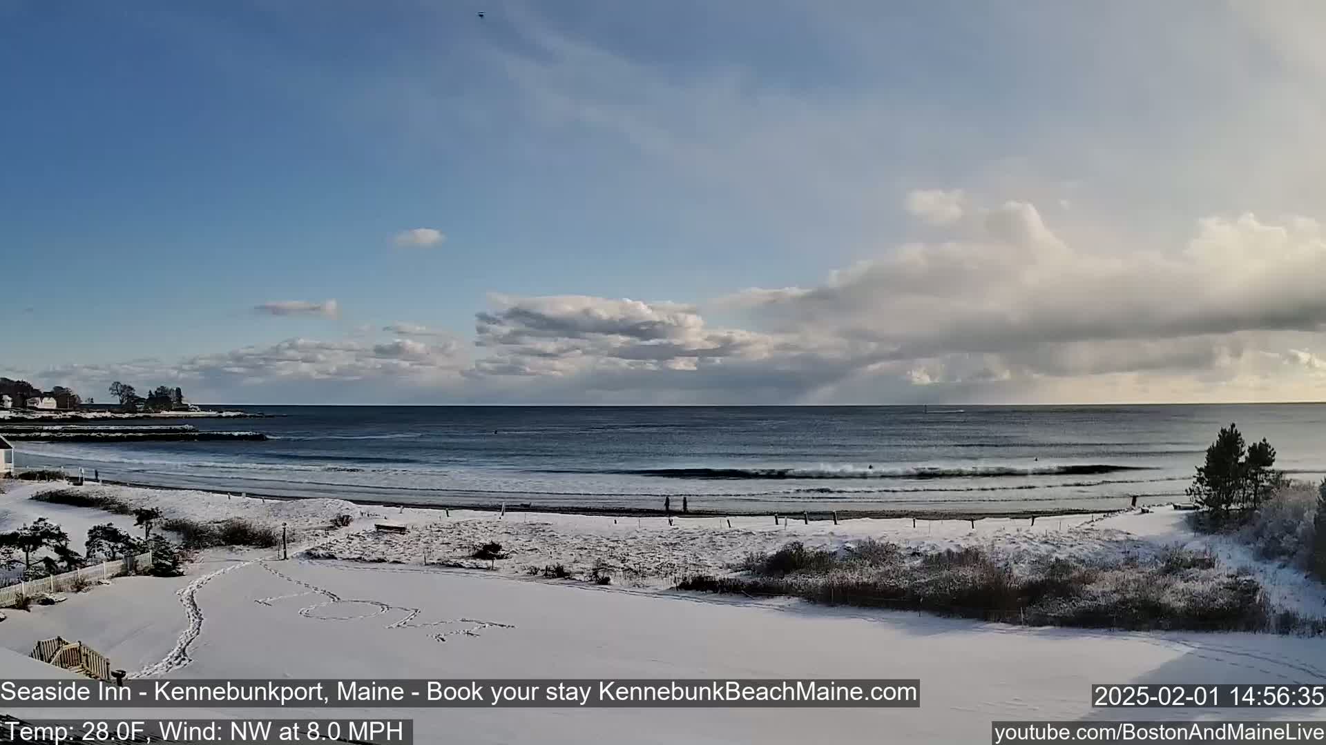 Seaside Inn Kennebunk Beach Live Cam- Kennebunk, Maine, USA