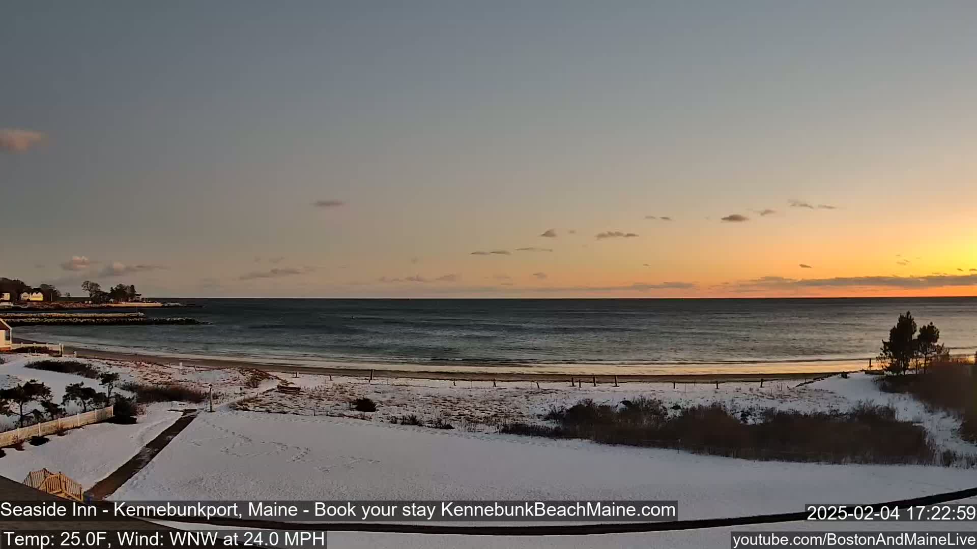Seaside Inn Kennebunk Beach Live Cam- Kennebunk, Maine, USA
