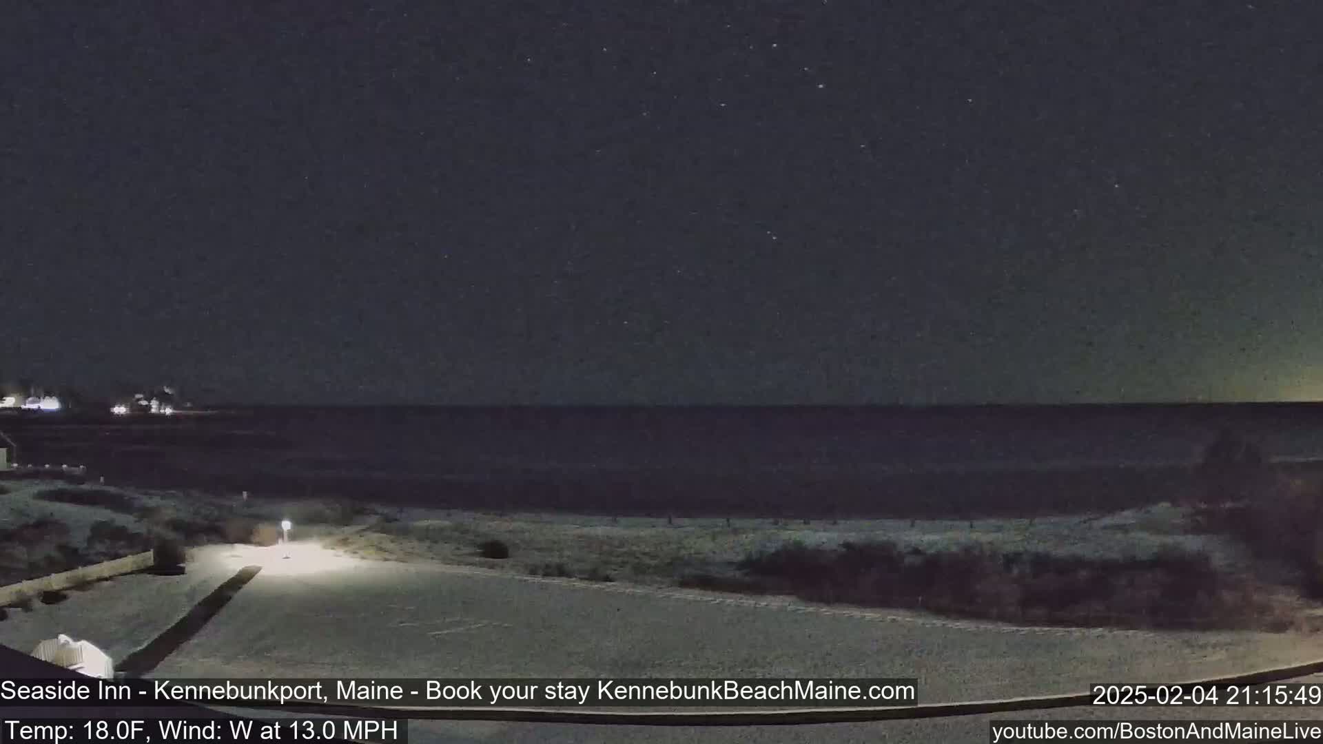 Seaside Inn Kennebunk Beach Live Cam- Kennebunk, Maine, USA