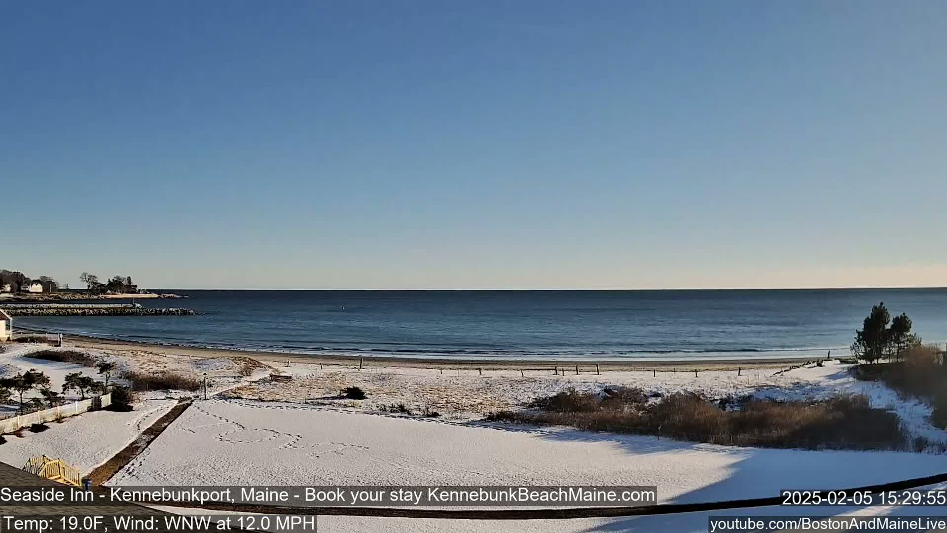 Seaside Inn Kennebunk Beach Live Cam- Kennebunk, Maine, USA