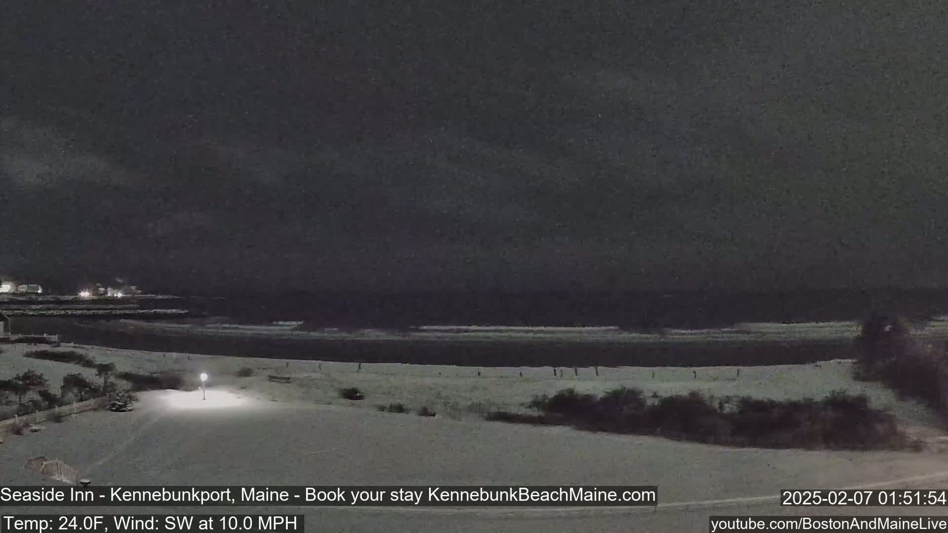 Seaside Inn Kennebunk Beach Live Cam- Kennebunk, Maine, USA