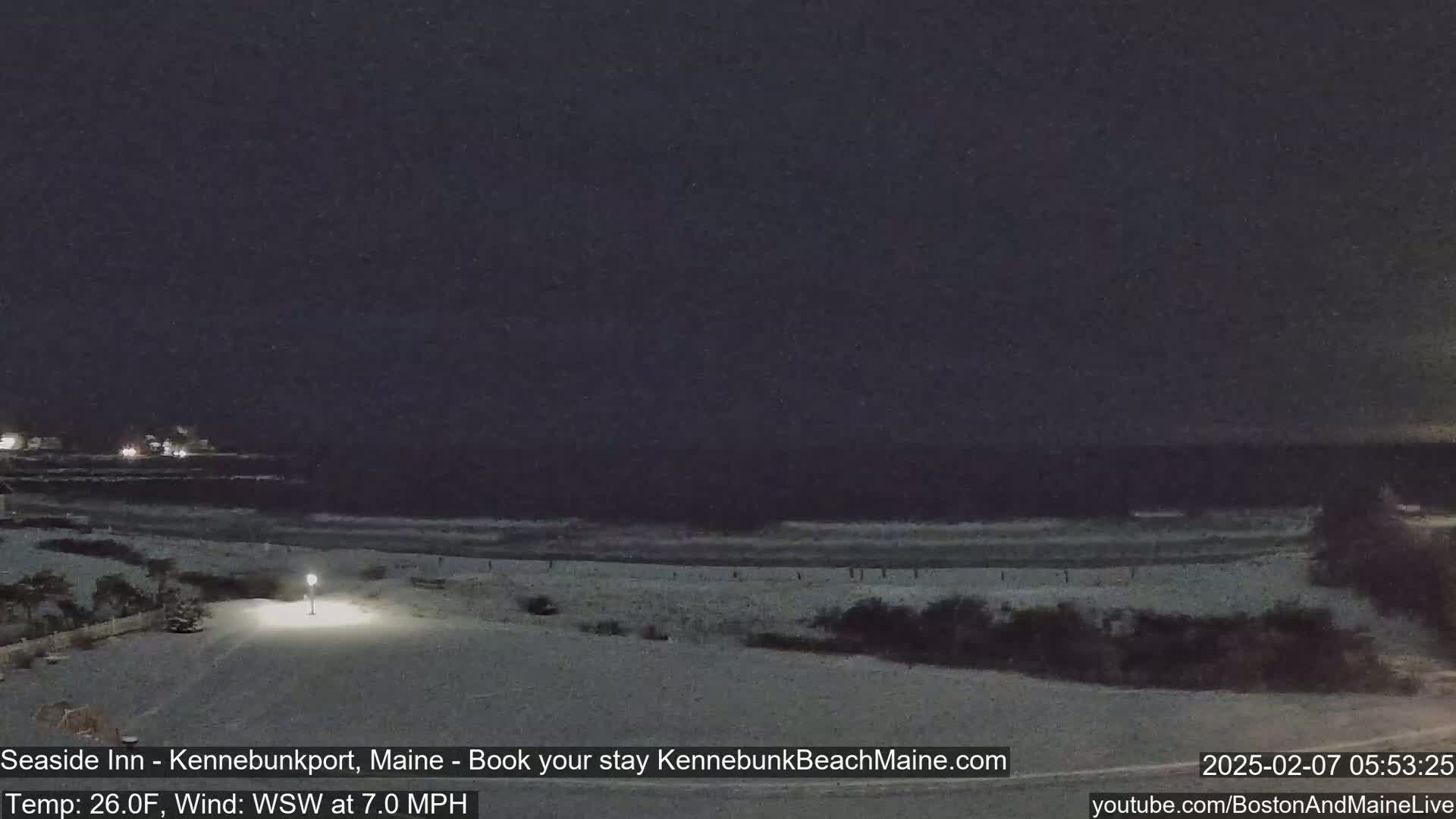 Seaside Inn Kennebunk Beach Live Cam- Kennebunk, Maine, USA