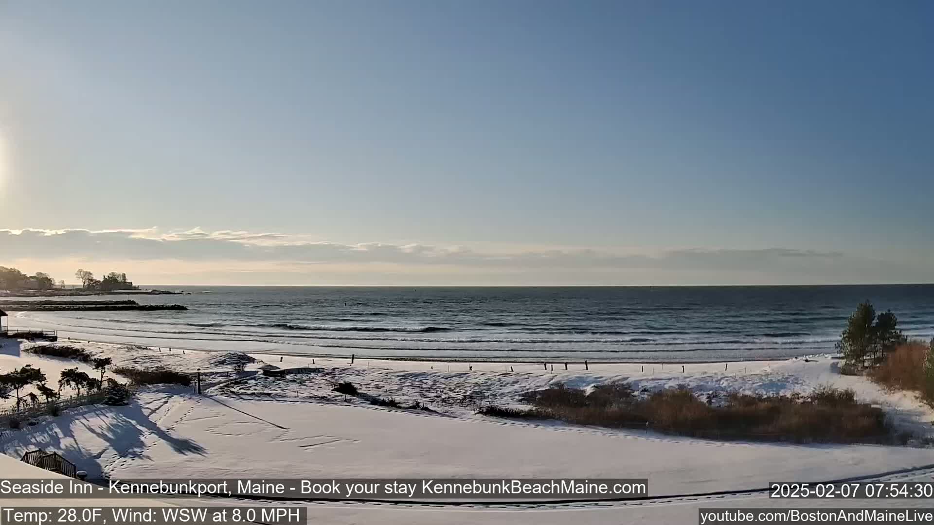 Seaside Inn Kennebunk Beach Live Cam- Kennebunk, Maine, USA