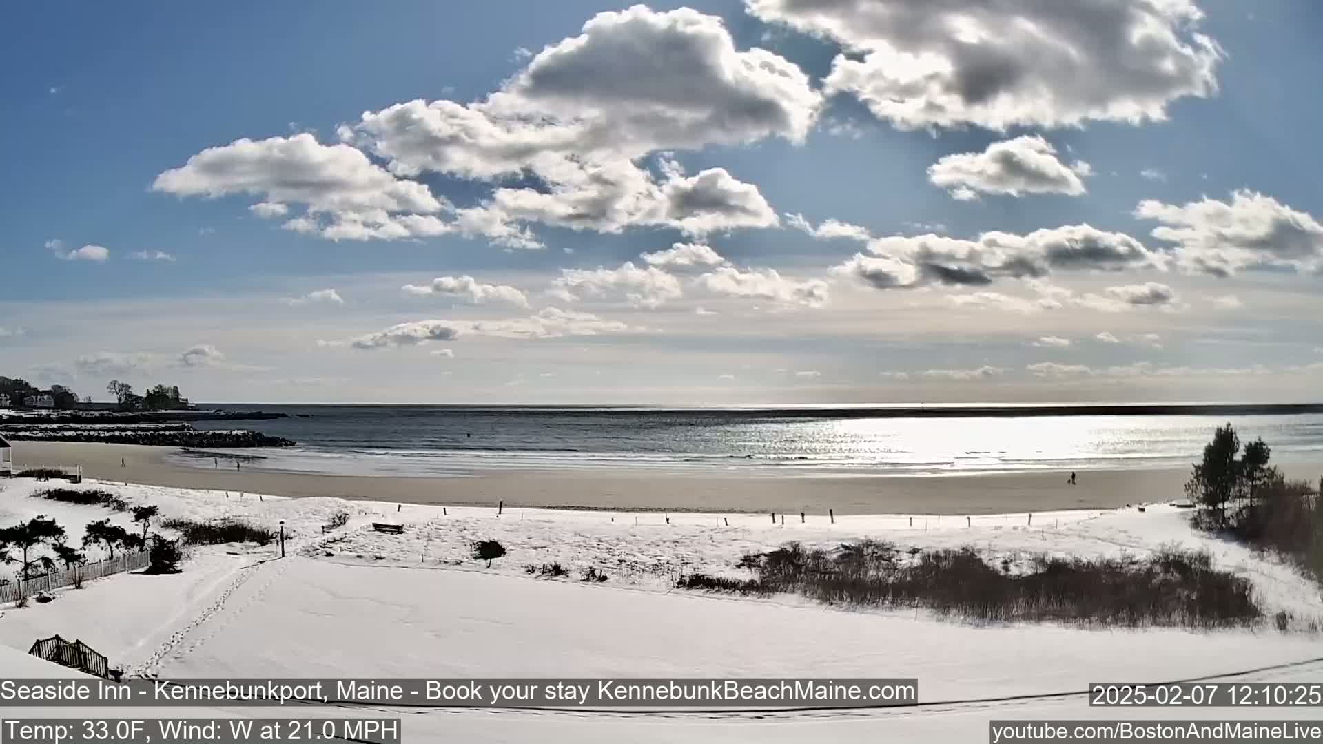 Seaside Inn Kennebunk Beach Live Cam- Kennebunk, Maine, USA