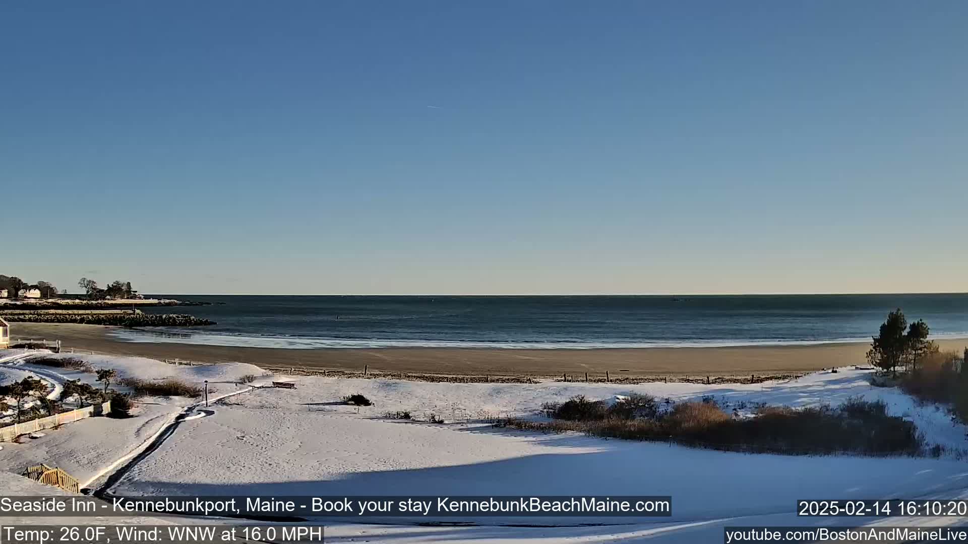 Seaside Inn Kennebunk Beach Live Cam- Kennebunk, Maine, USA