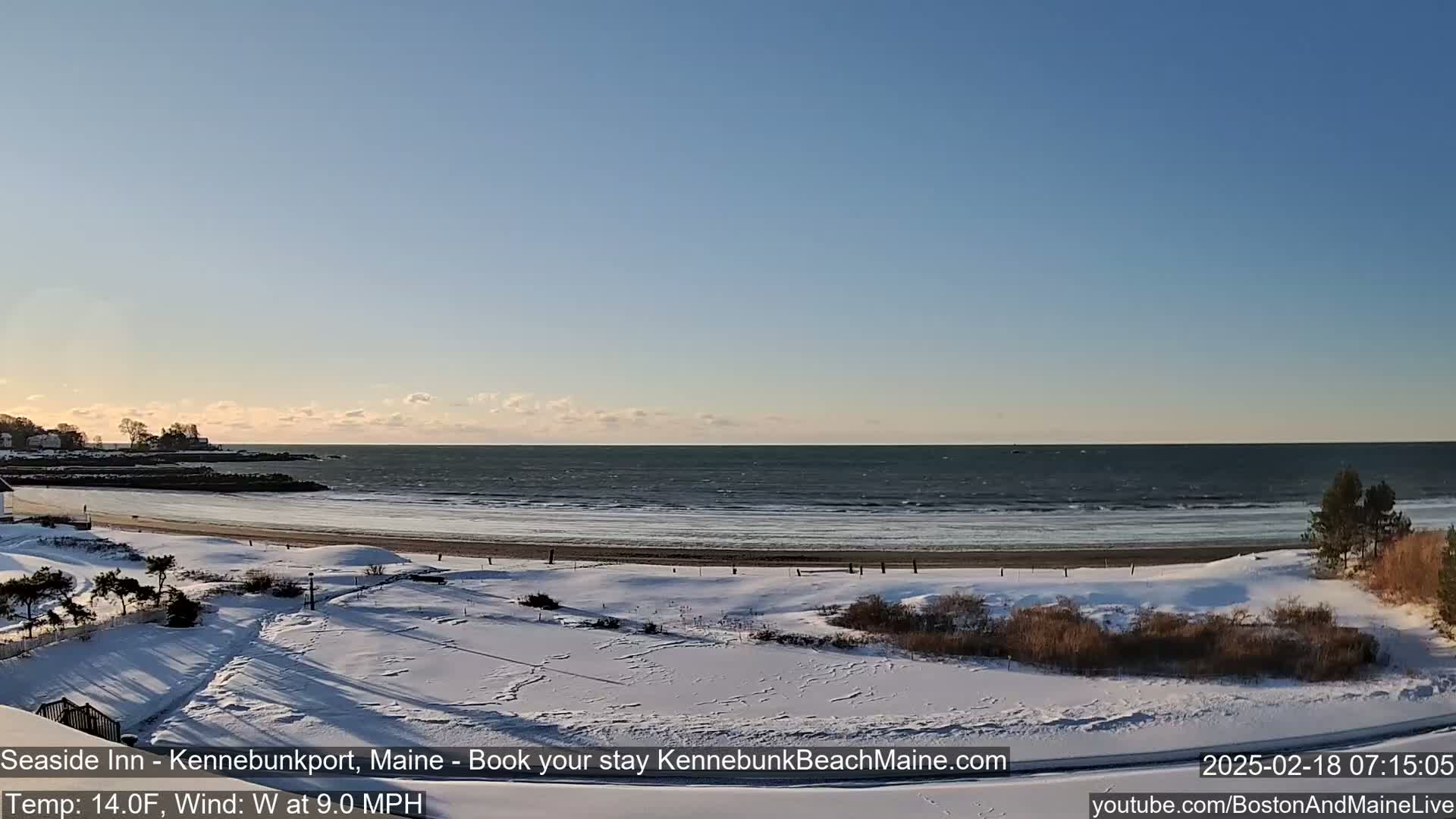 Seaside Inn Kennebunk Beach Live Cam- Kennebunk, Maine, USA