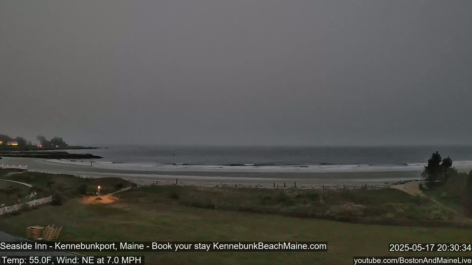 Seaside Inn Kennebunk Beach Live Cam- Kennebunk, Maine, USA