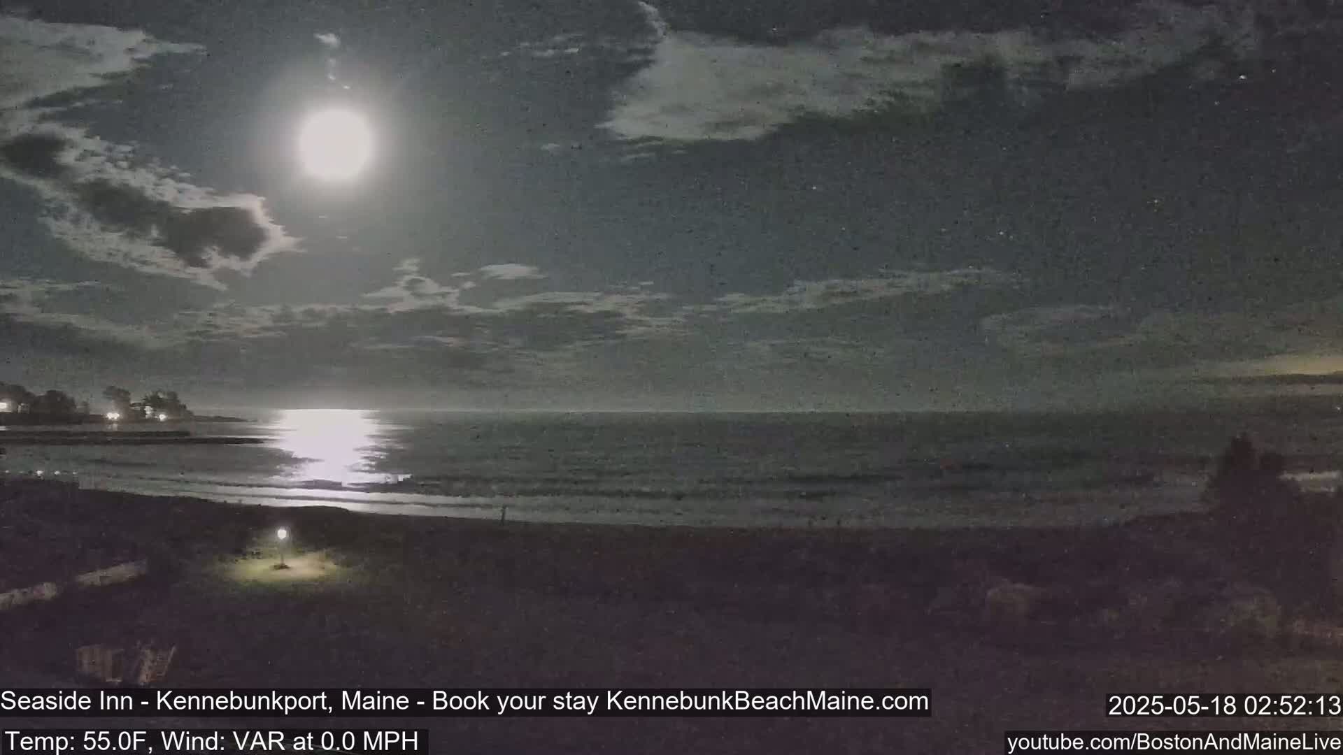 Seaside Inn Kennebunk Beach Live Cam- Kennebunk, Maine, USA
