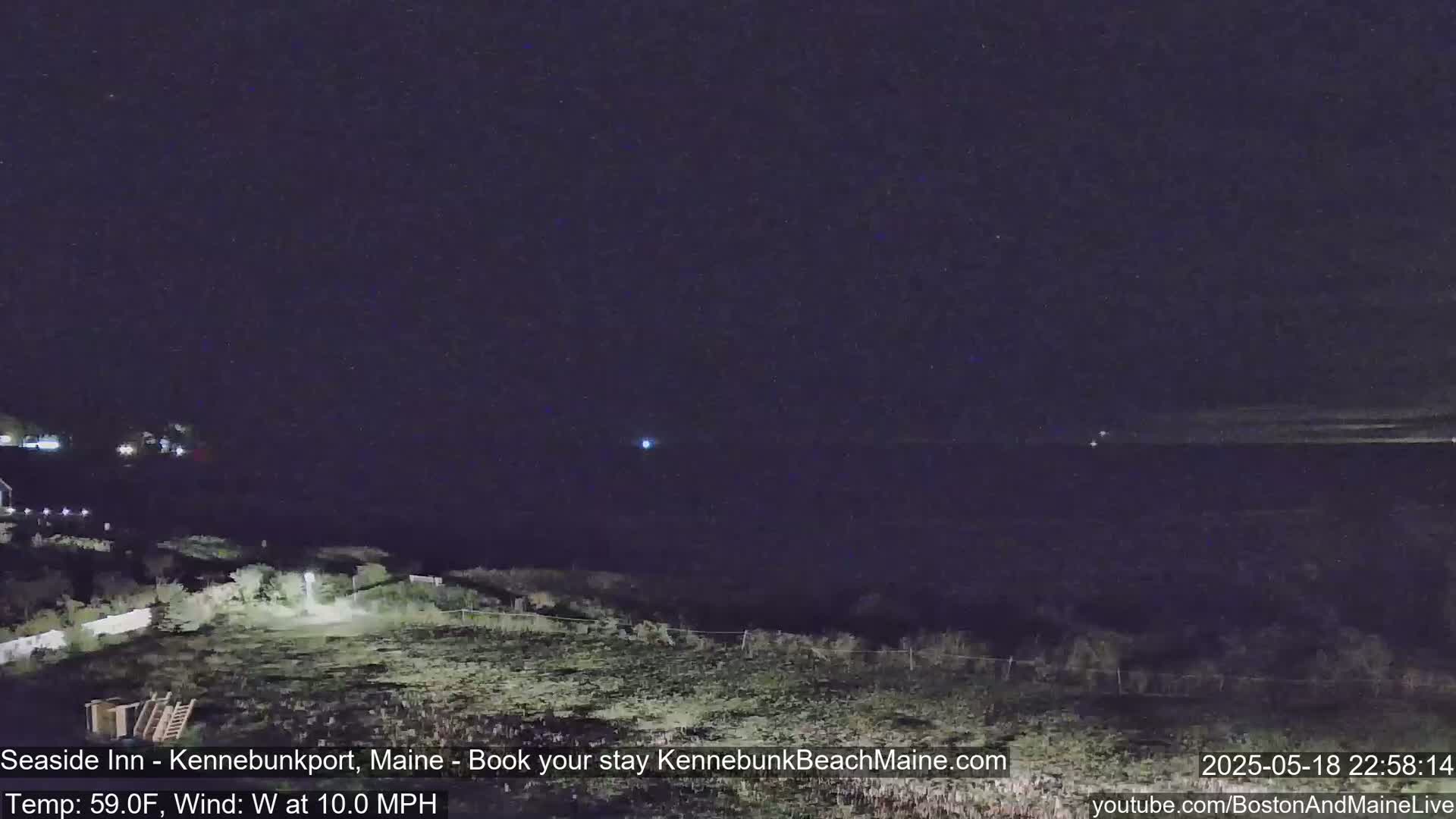 Seaside Inn Kennebunk Beach Live Cam- Kennebunk, Maine, USA