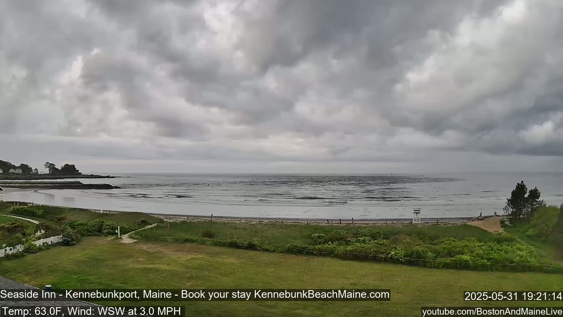 Seaside Inn Kennebunk Beach Live Cam- Kennebunk, Maine, USA