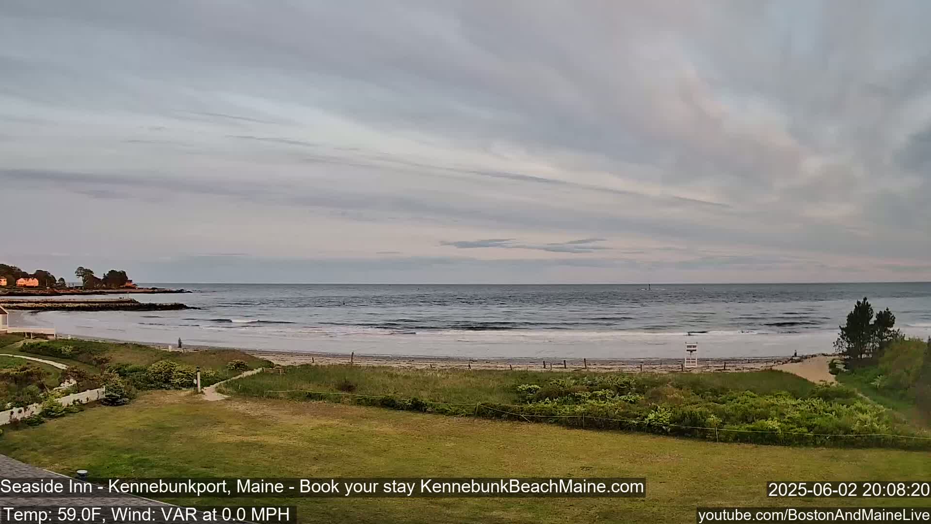 Seaside Inn Kennebunk Beach Live Cam- Kennebunk, Maine, USA