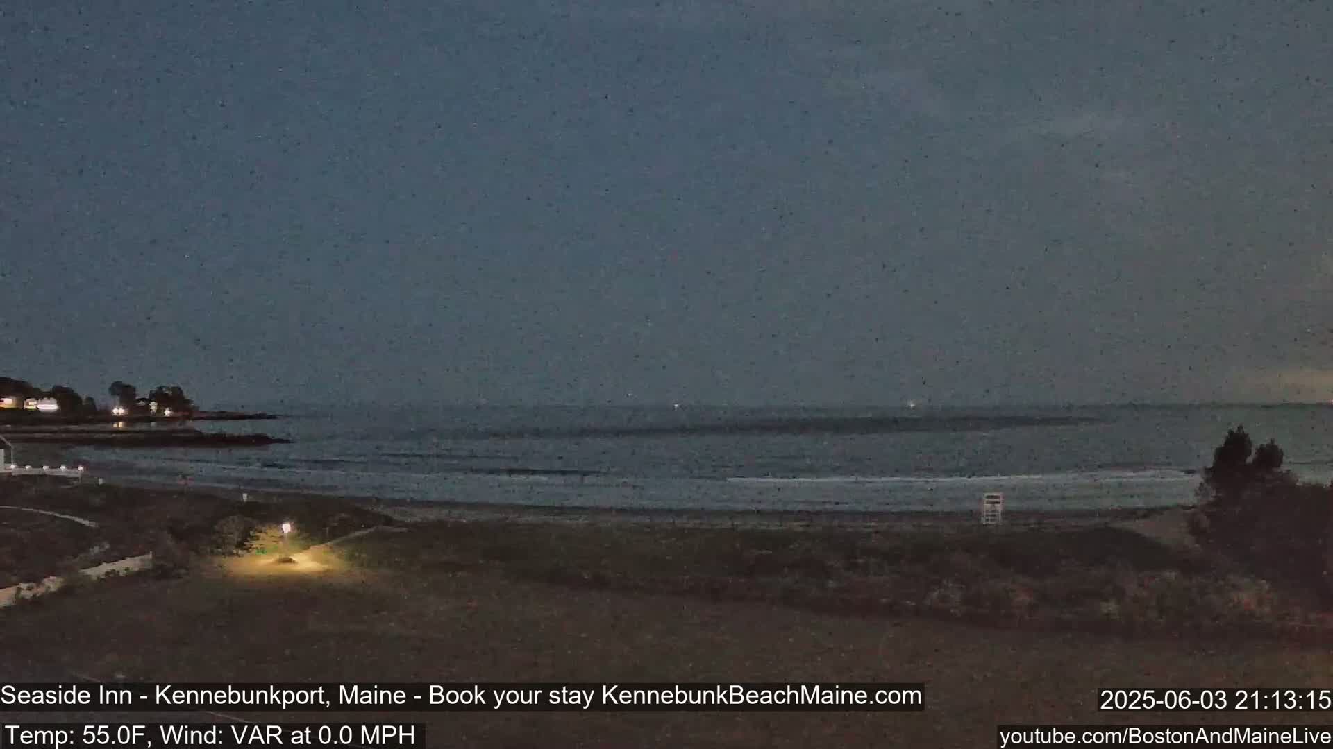 Seaside Inn Kennebunk Beach Live Cam- Kennebunk, Maine, USA