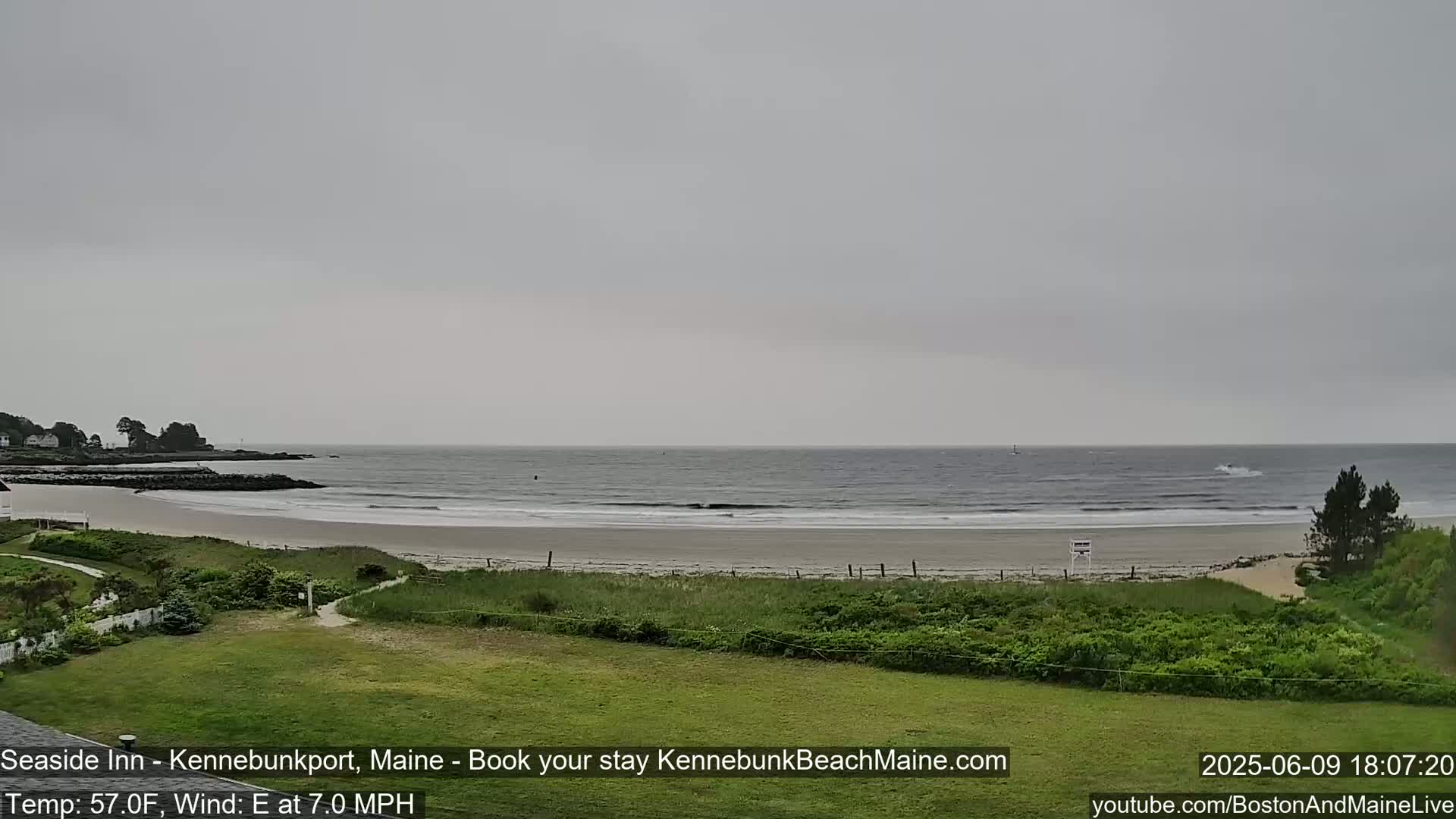 Seaside Inn Kennebunk Beach Live Cam- Kennebunk, Maine, USA