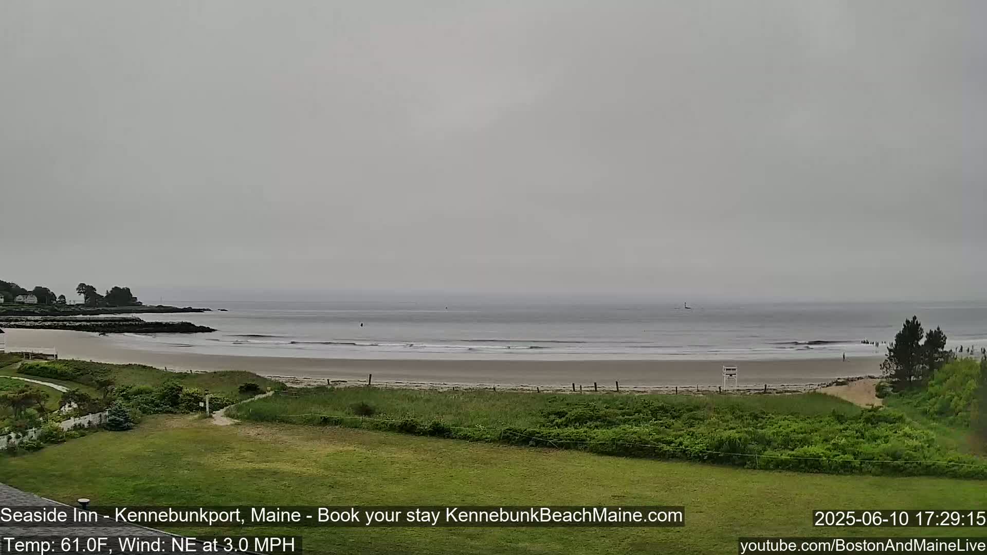Seaside Inn Kennebunk Beach Live Cam- Kennebunk, Maine, USA