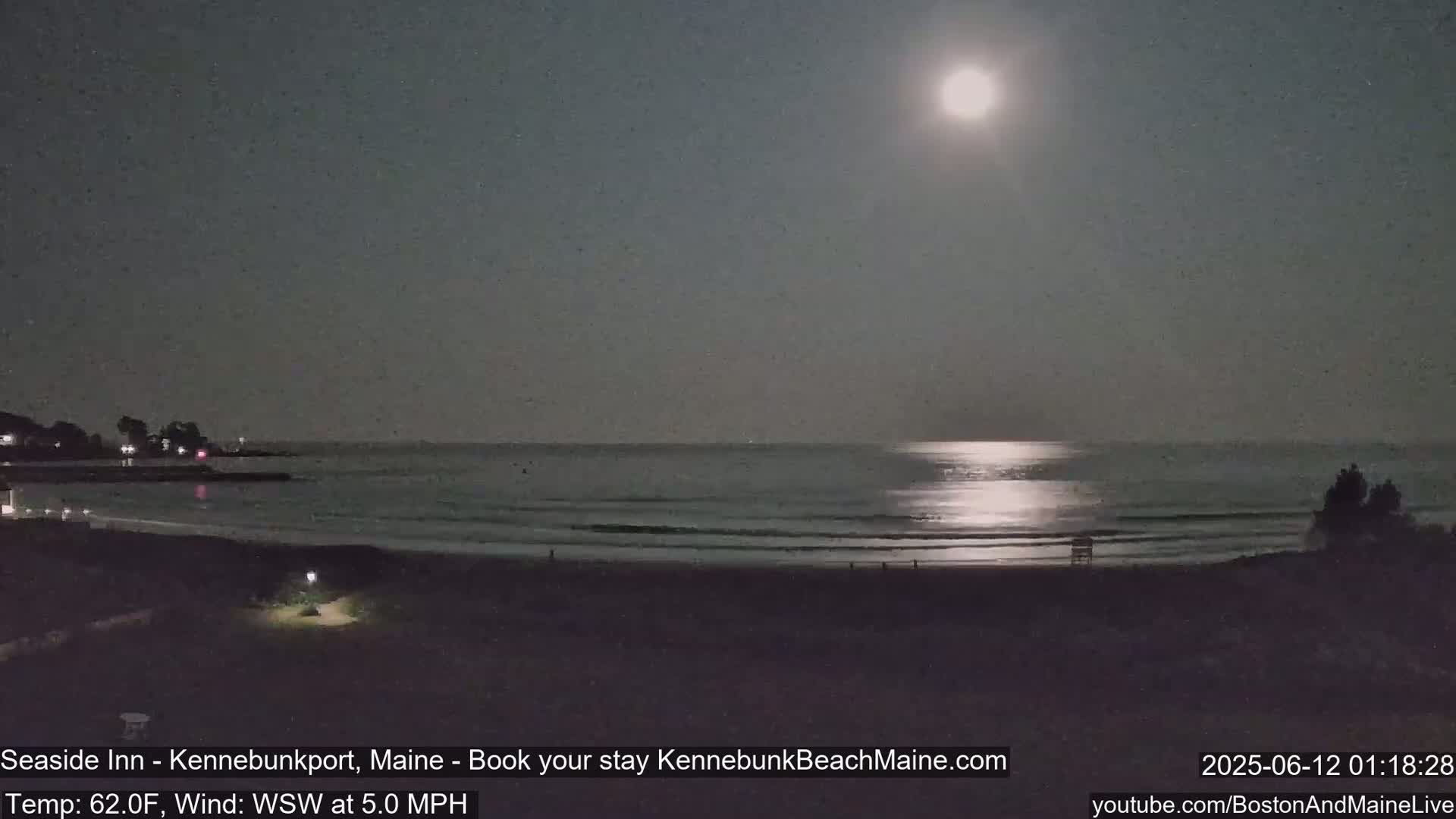 Seaside Inn Kennebunk Beach Live Cam- Kennebunk, Maine, USA