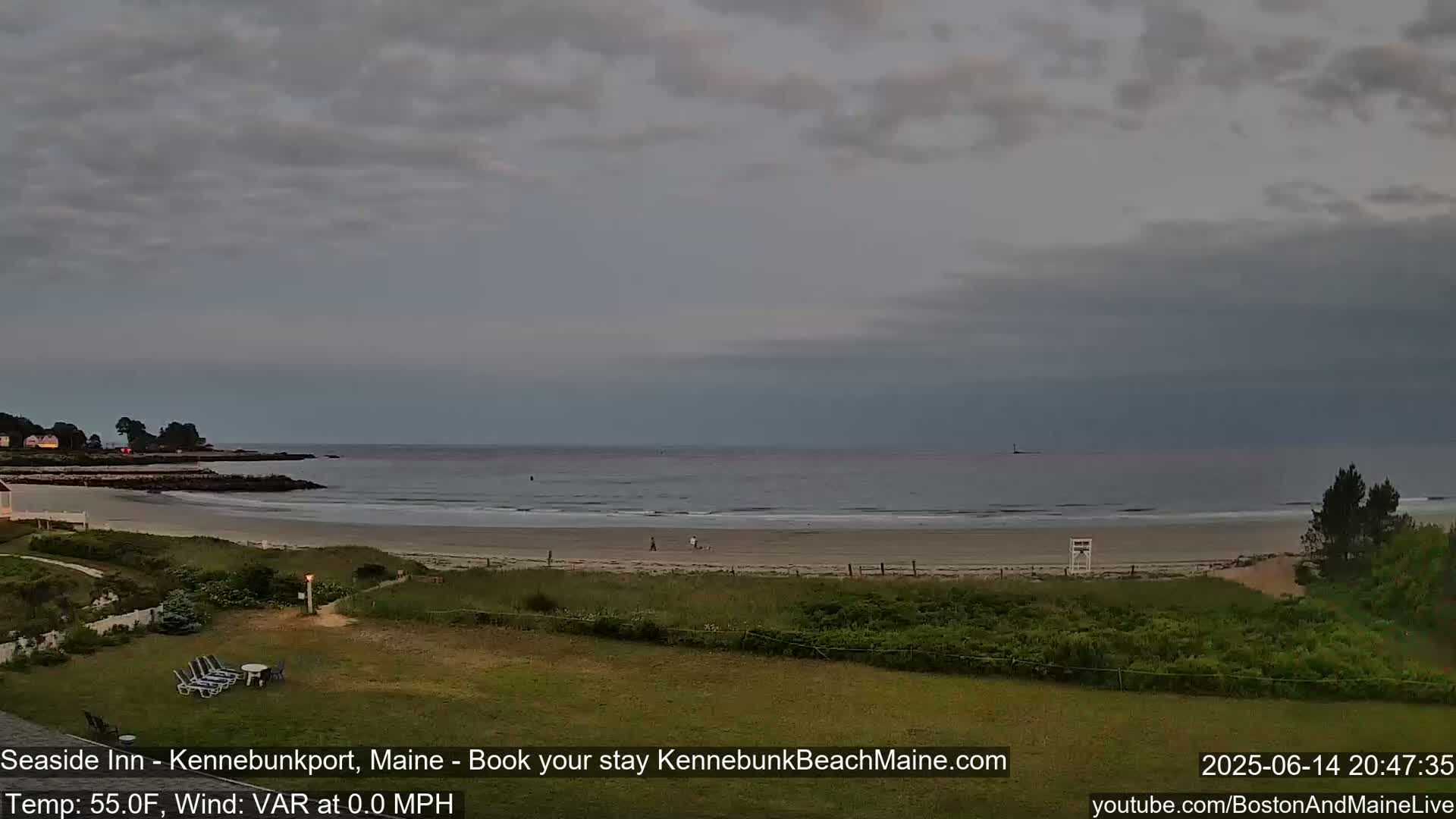 Seaside Inn Kennebunk Beach Live Cam- Kennebunk, Maine, USA