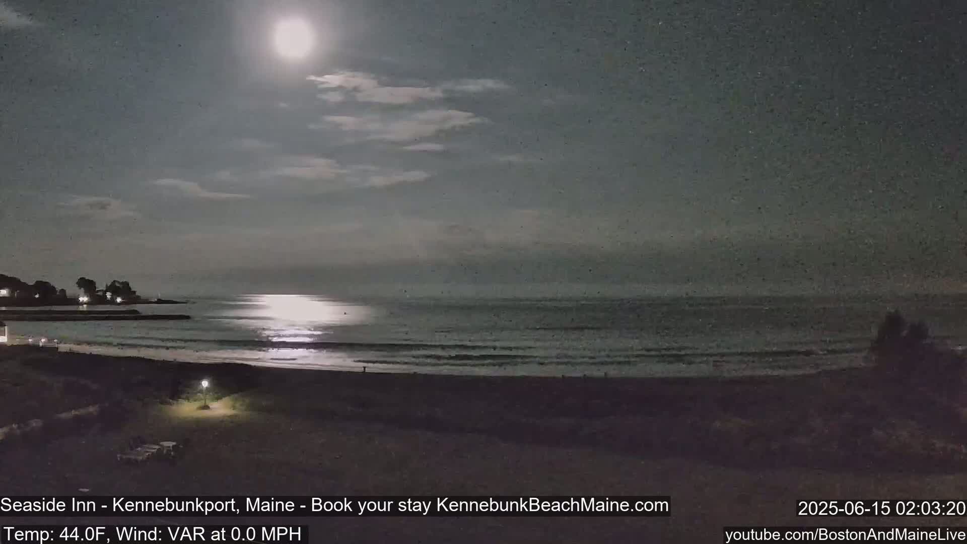 Seaside Inn Kennebunk Beach Live Cam- Kennebunk, Maine, USA