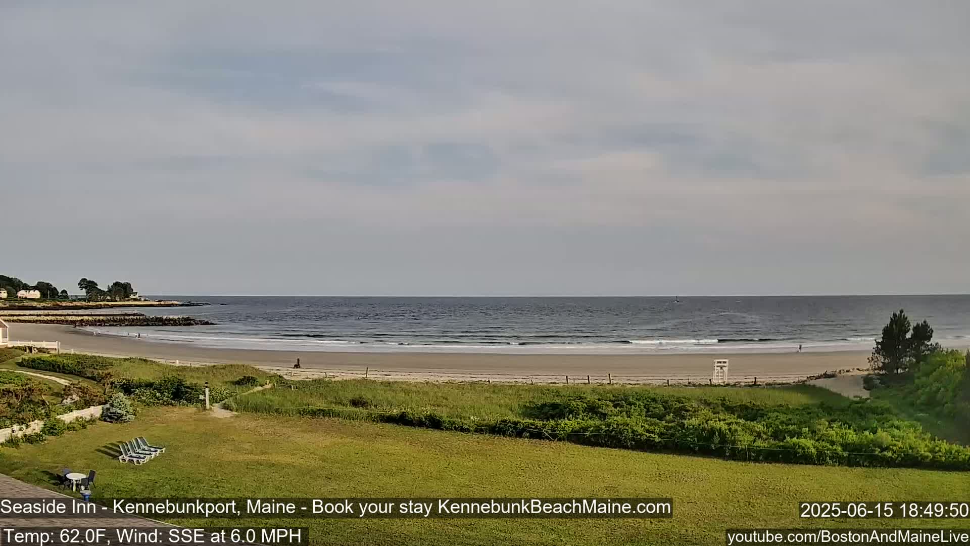 Seaside Inn Kennebunk Beach Live Cam- Kennebunk, Maine, USA
