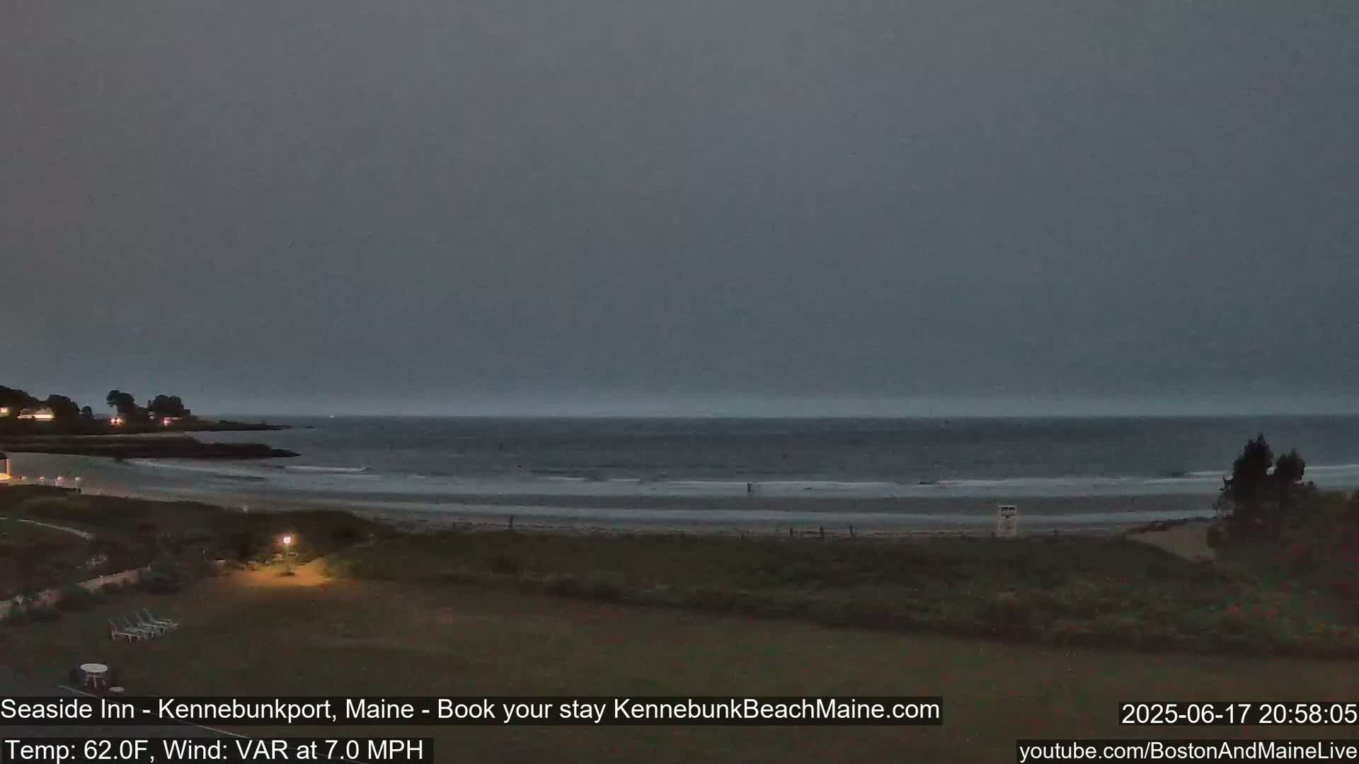 Seaside Inn Kennebunk Beach Live Cam- Kennebunk, Maine, USA